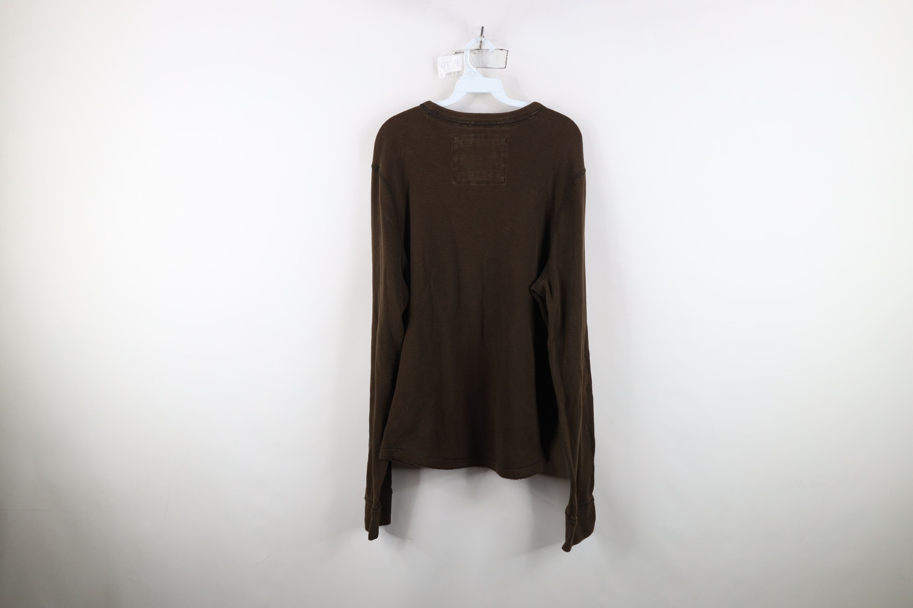 Abercrombie & Fitch Vintage Abercrombie & Fitch Waffle Knit Long Sleeve T-Shirt Size US XL / EU 56 / 4 - 12 Thumbnail
