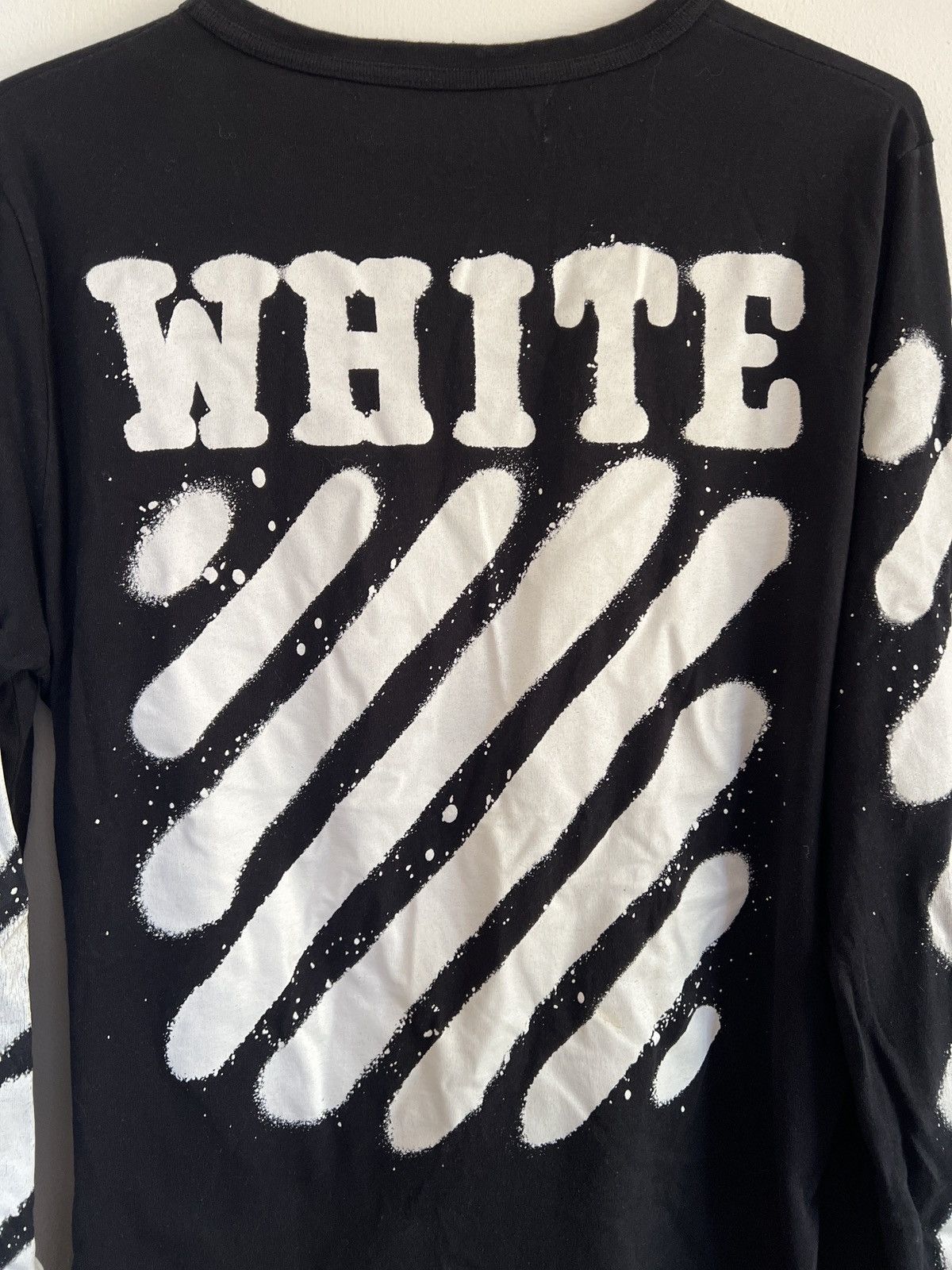 Off-White Off white spray paint Long sleeve TEE Size US M / EU 48-50 / 2 - 4 Thumbnail