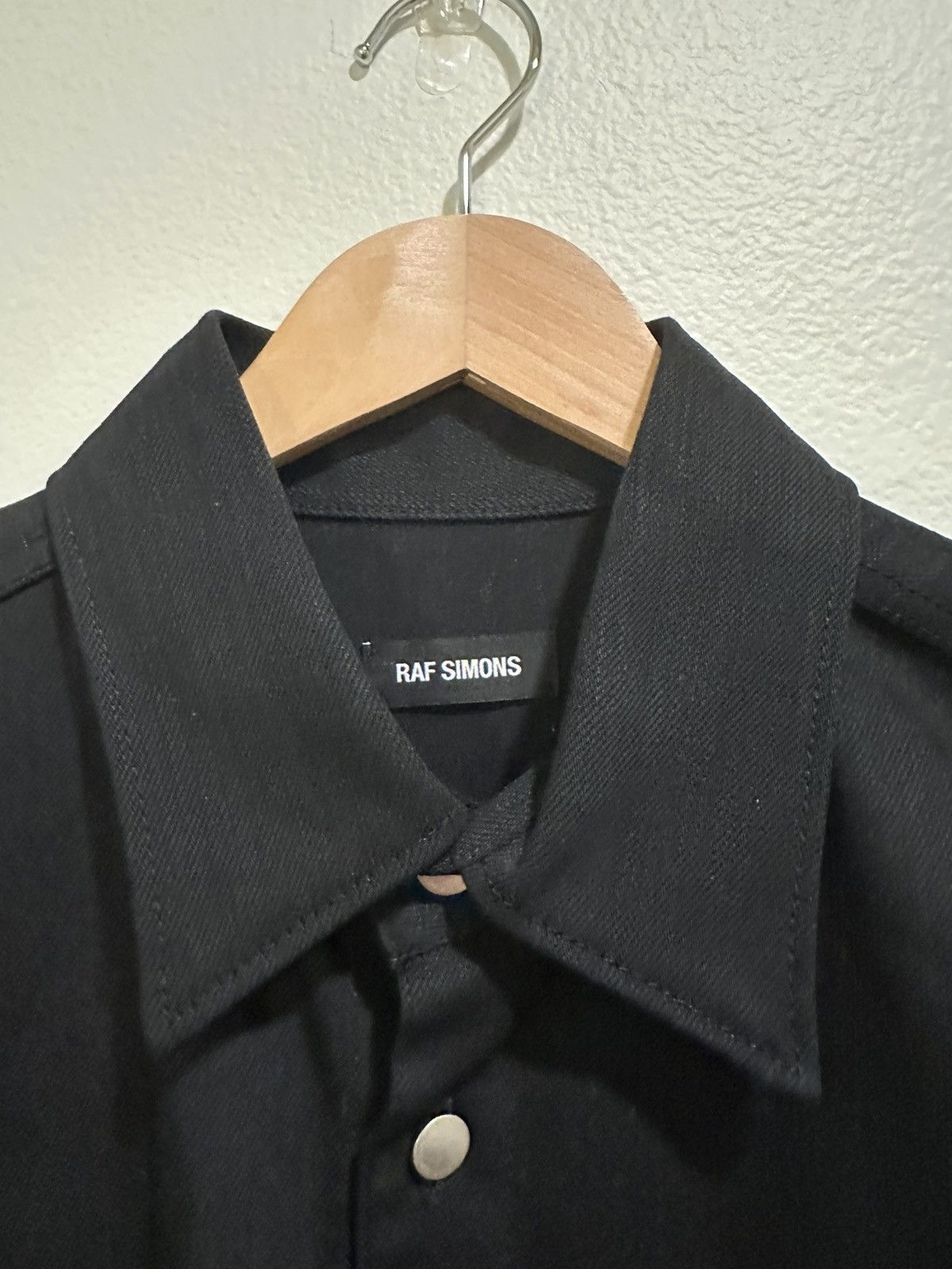 Raf Simons Raf Simons FW19 Carry Over Denim Shirt Black Size Large Size US L / EU 52-54 / 3 - 3 Thumbnail
