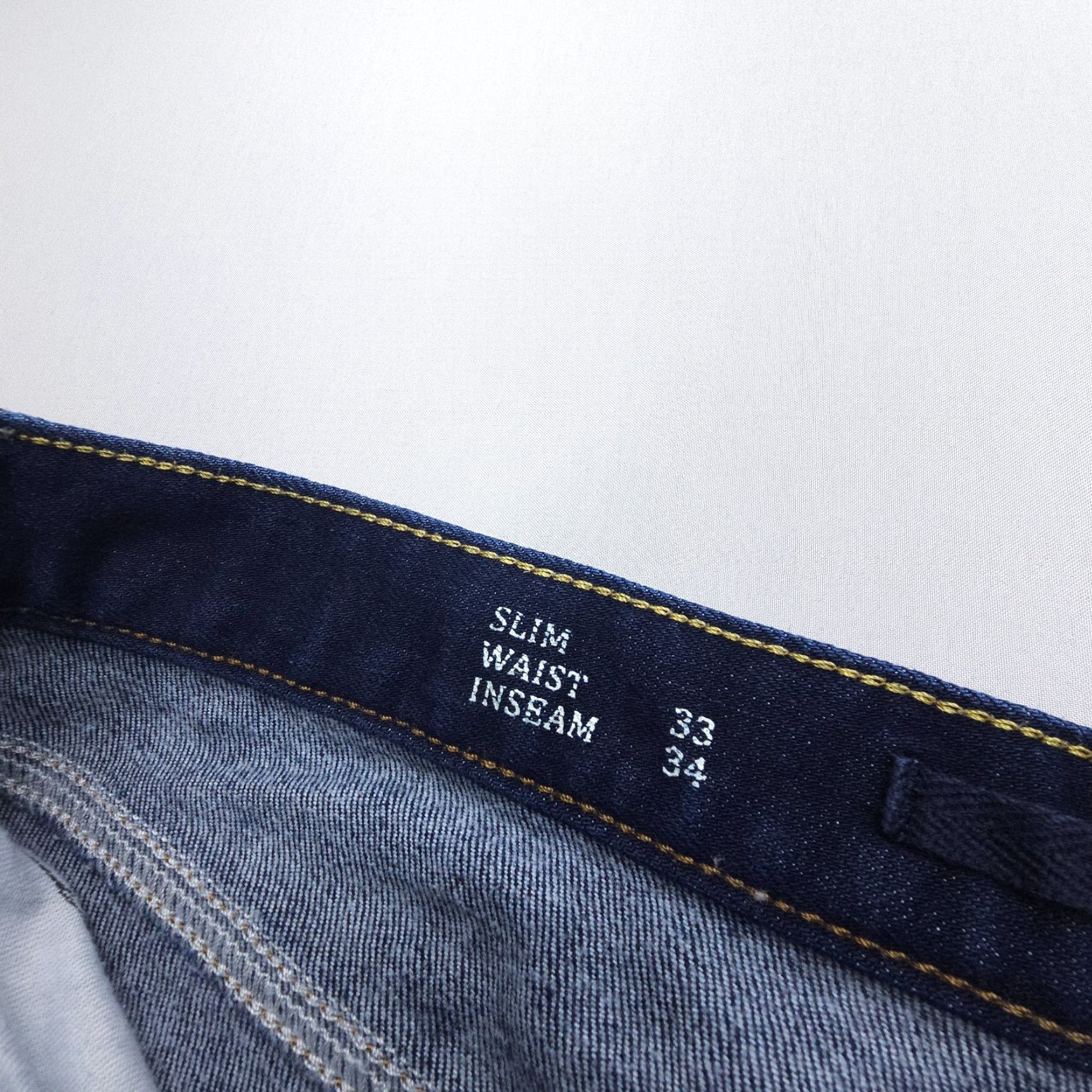 Banana Republic Banana Republic Jeans Slim Straight Denim Mens 33 x 34 Dark Wash 5-Pocket Stretch City USA Modern Comfort Size US 33 - 6 Thumbnail
