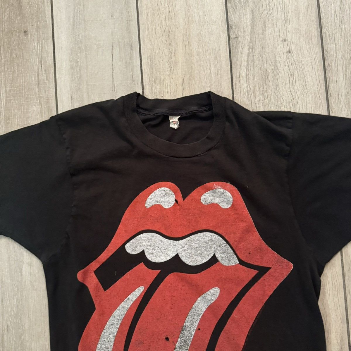 Band Tees × Nike × Stussy Crazy Vintage 1989 Distressed Rolling Stones Band Tour Tee Size M / US 6-8 / IT 42-44 - 11 Thumbnail