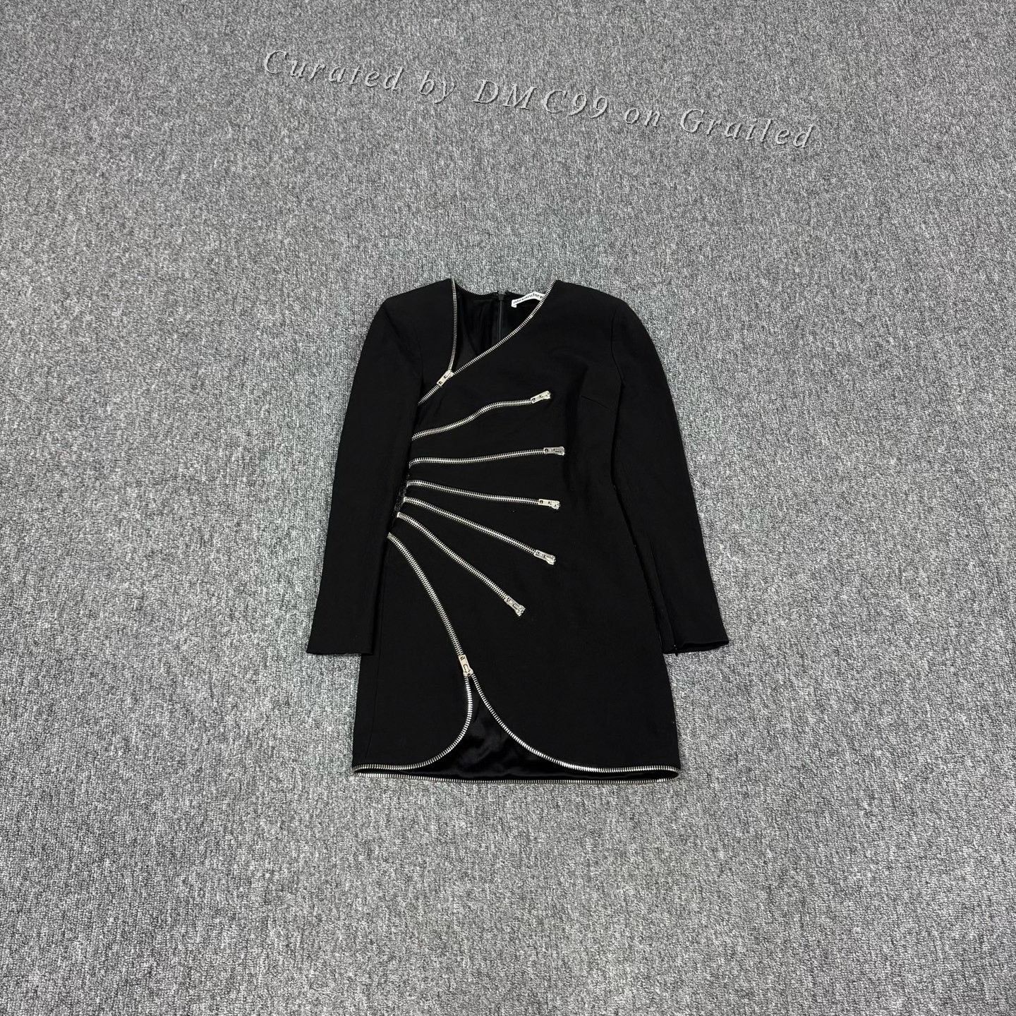 Alexander Wang Alexander Wang Multi-Zip Long-Sleeve Dress Size XS / US 0-2 / IT 36-38 - 1 Thumbnail