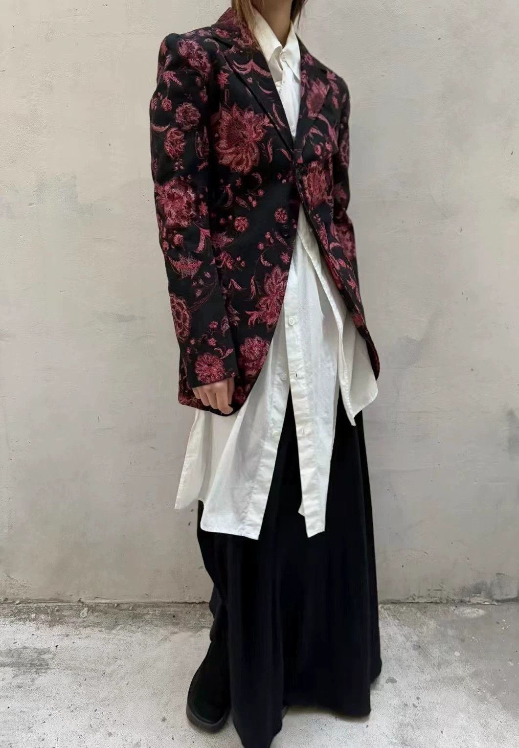 Yohji Yamamoto Yohji Yamamoto Embroidered Blazer Size 1 Slim Size S / US 4 / IT 40 - 3 Thumbnail