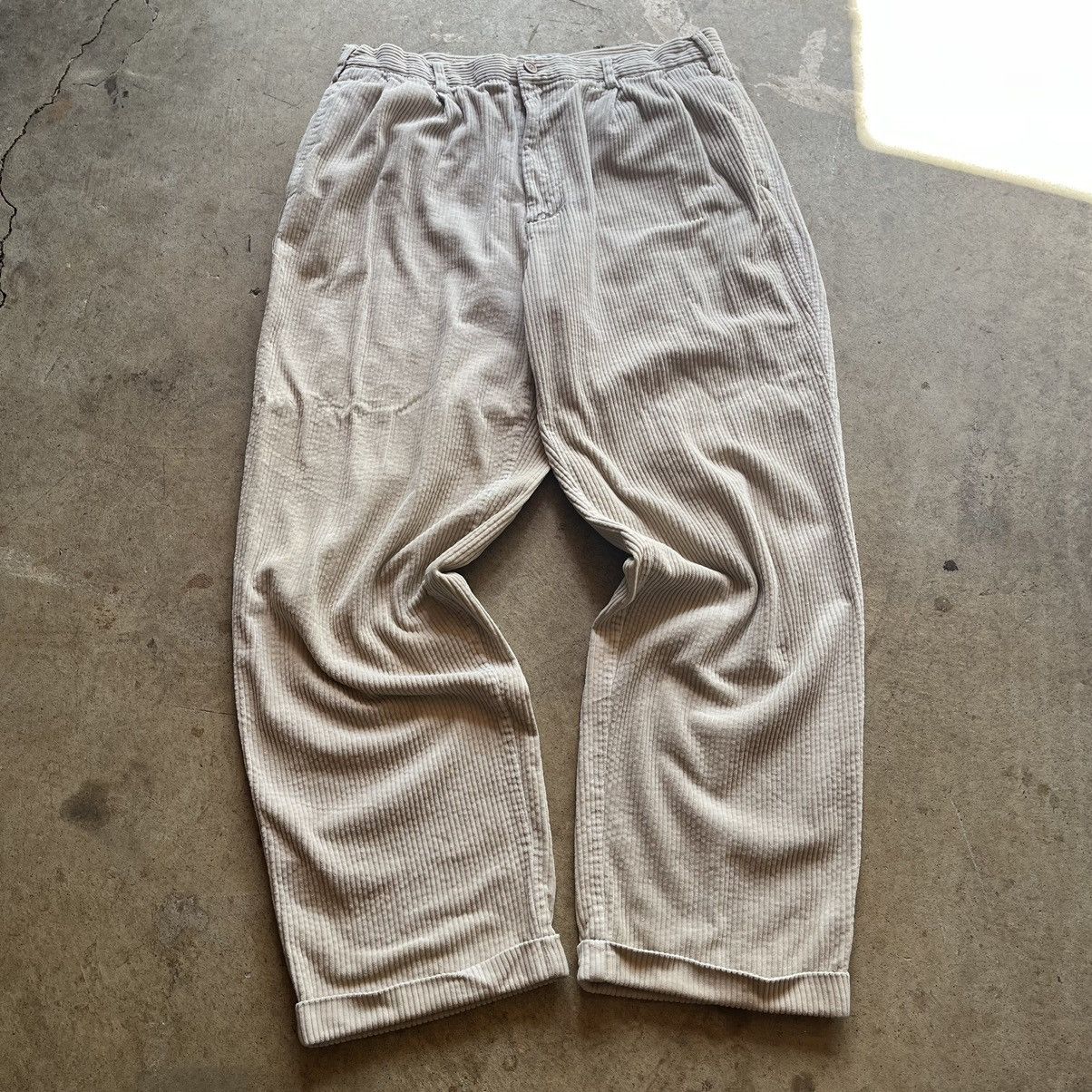 Other Eddie Domani - Vintage Cream Pants Size US 36 / EU 52 - 1 Thumbnail
