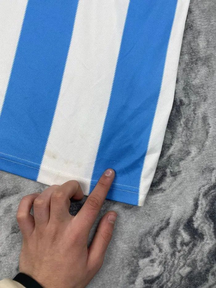 Vintage Argentina 1986 Diego Maradona Shirt Soccer Jersey Size US L / EU 52-54 / 3 - 7 Thumbnail