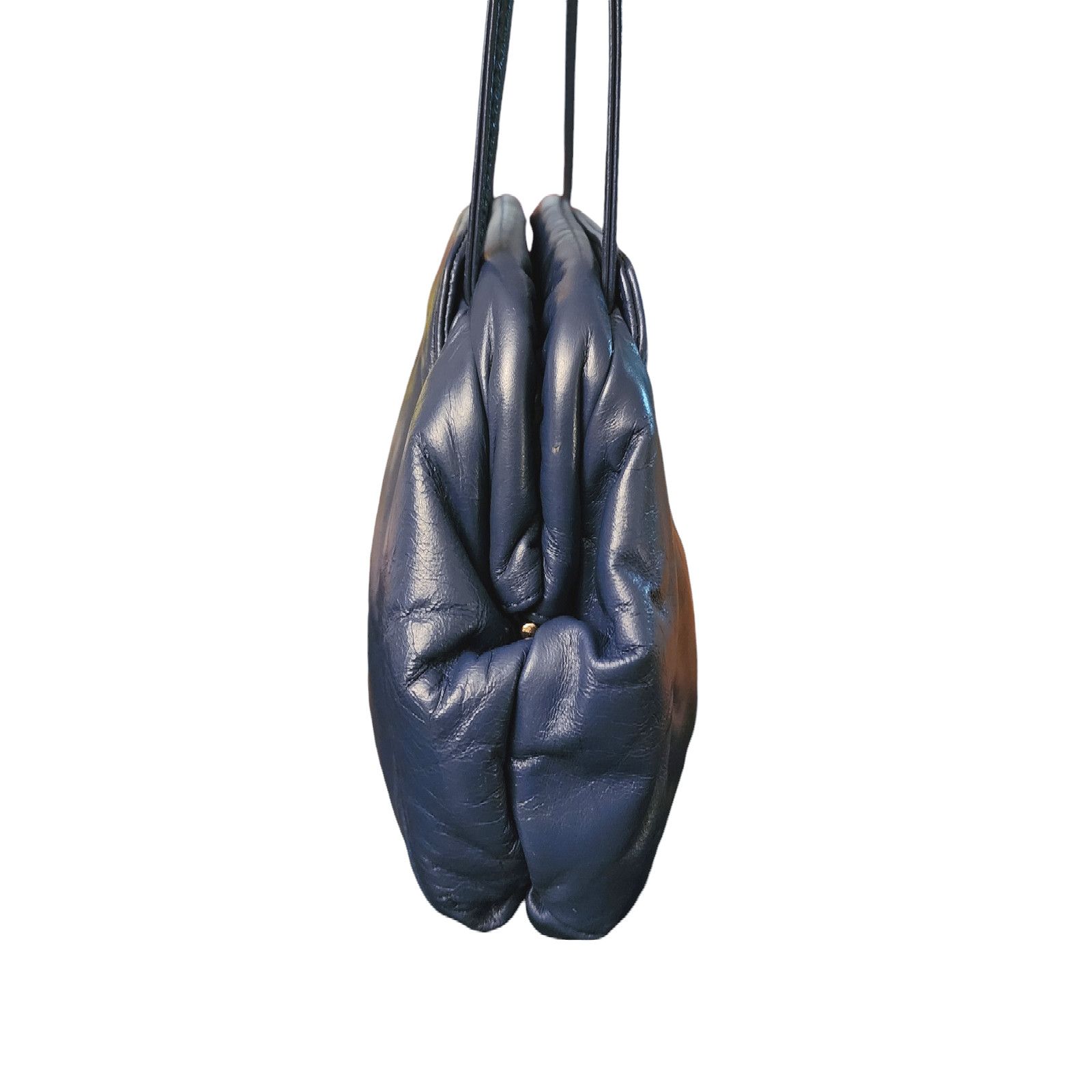 Other Unbranded blue, all leather clutch shoulder bag Size ONE SIZE - 6 Thumbnail