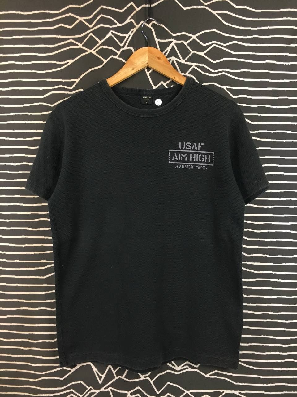 Avirex Vtg Avirex USAF Vanguards Thermal Waffle Knit Tee Size US M / EU 48-50 / 2 - 1 Thumbnail