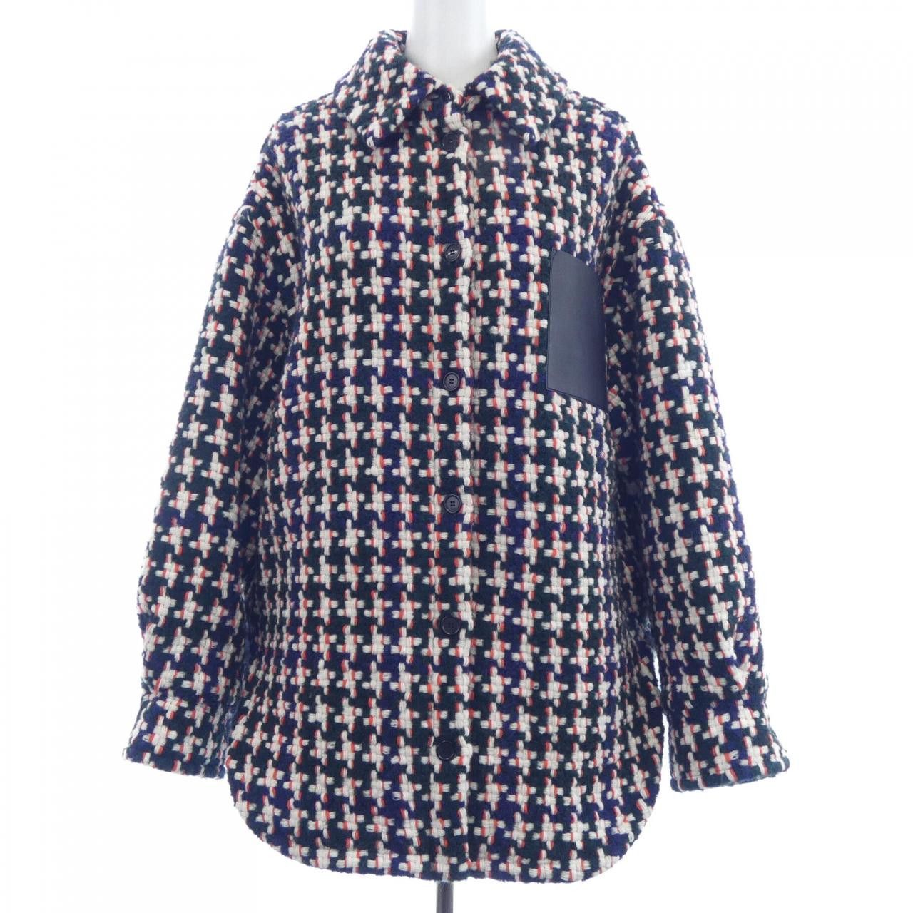 Loewe Loewe Loewe Wool Blend Coat Others Outerwear S359Y02XFP DUTY FREE for USA Size ONE SIZE - 1 Thumbnail