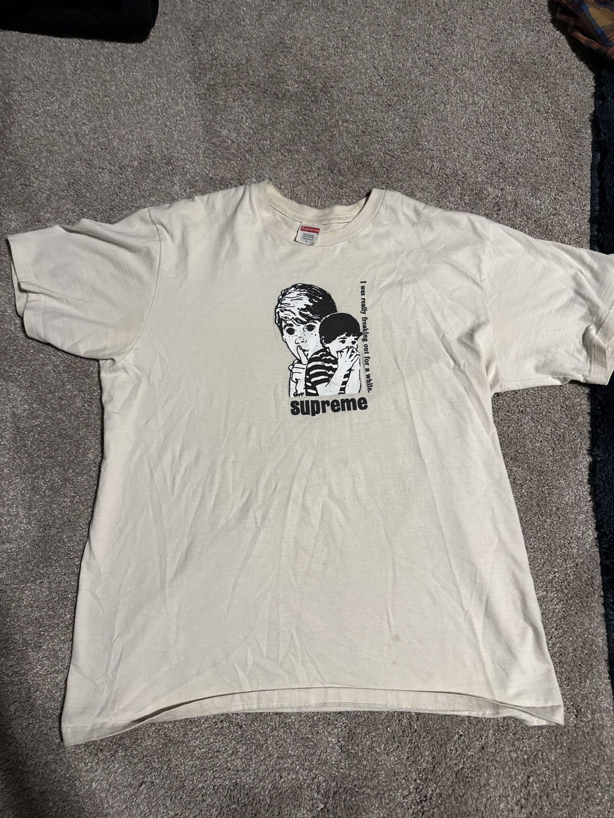 Supreme Supreme Freaking Out Tee white Large Size US L / EU 52-54 / 3 - 2 Thumbnail