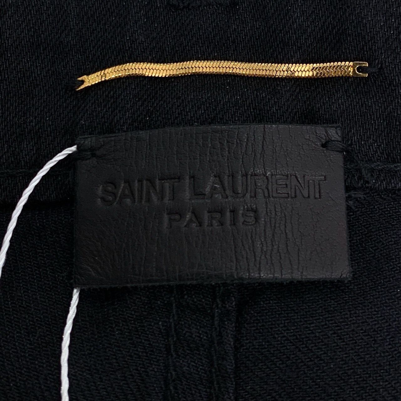 Yves Saint Laurent Saint Laurent Paris Womens Coated Black Slim-Fit Jeans Size 27" / US 4 / IT 40 - 5 Thumbnail