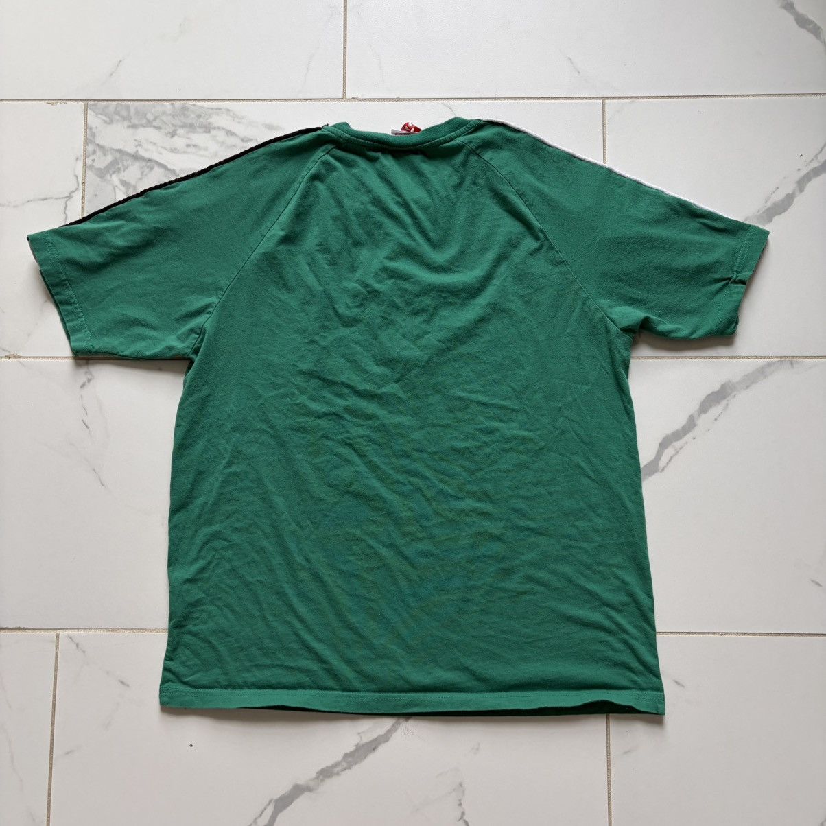 Kappa Kappa 222 Banda Coen Slim T Shirt Tee Size M Green White Size US M / EU 48-50 / 2 - 2 Thumbnail