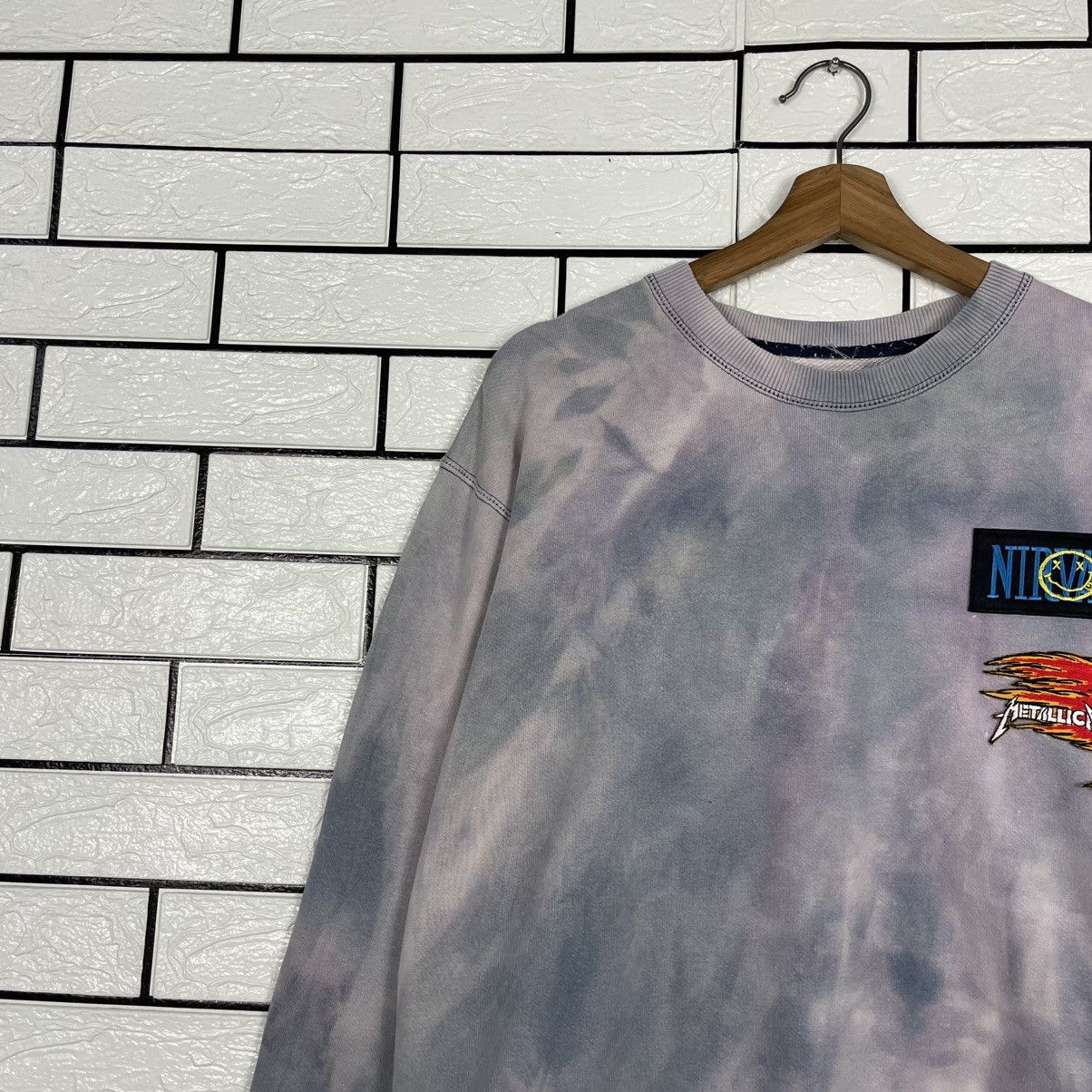 Japanese Brand Nirvana Metalicca Punk Sweatshirt Size US M / EU 48-50 / 2 - 6 Thumbnail