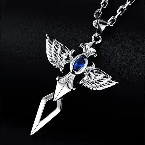 Other Blue Zircon Pendant Necklace Size ONE SIZE - 1 Thumbnail