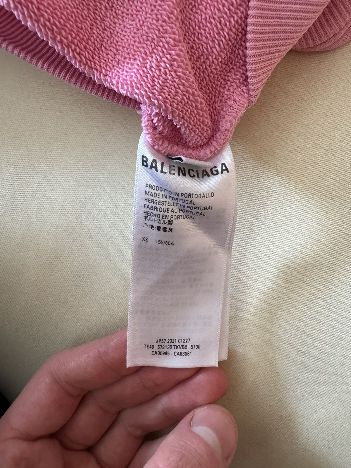 Balenciaga Balenciaga Bright Pink Hoodie Size US M / EU 48-50 / 2 - 7 Thumbnail