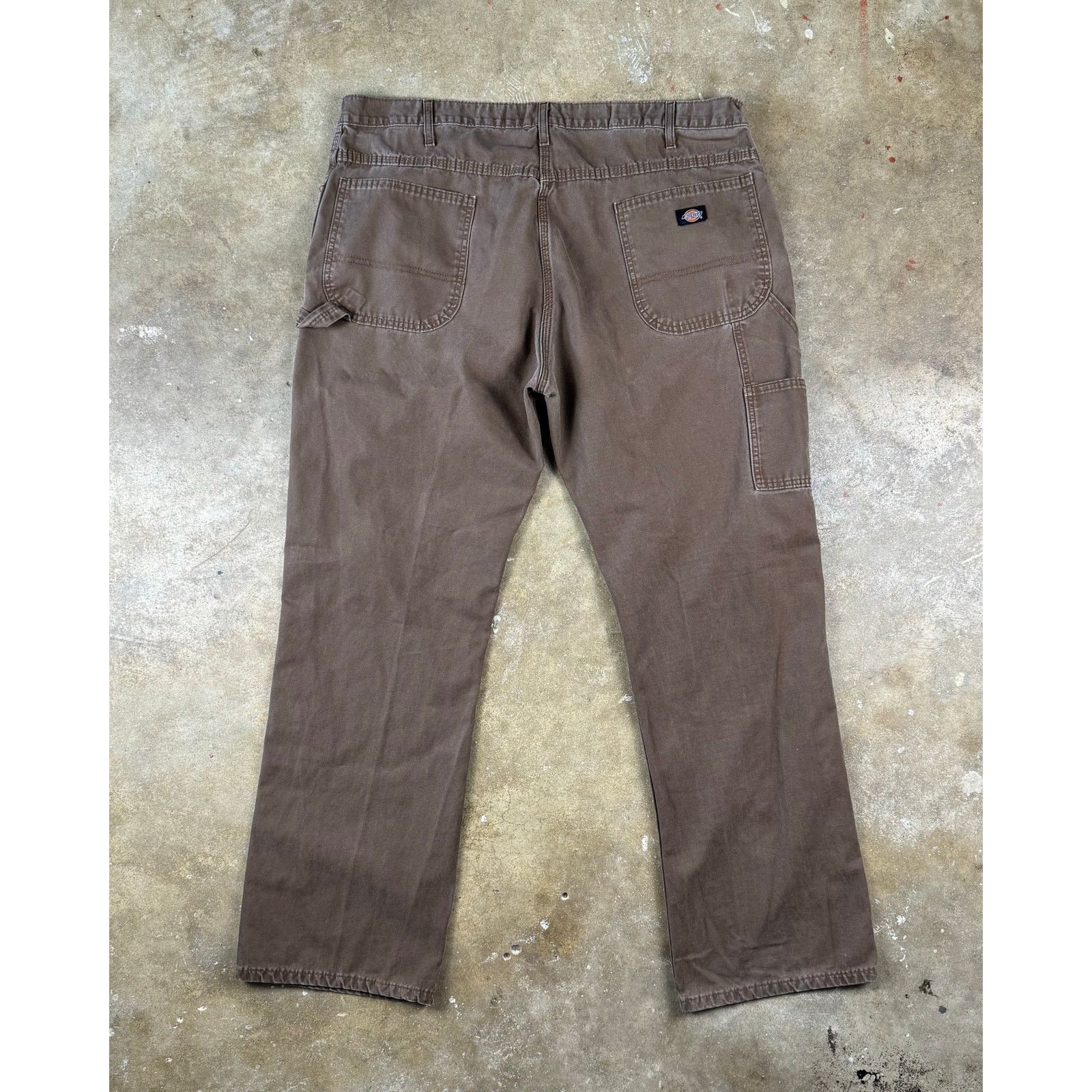 Dickies Dickies Carpenter Pants Men’s 40x32 Brown Workwear Relaxed Size US 41 - 2 Thumbnail