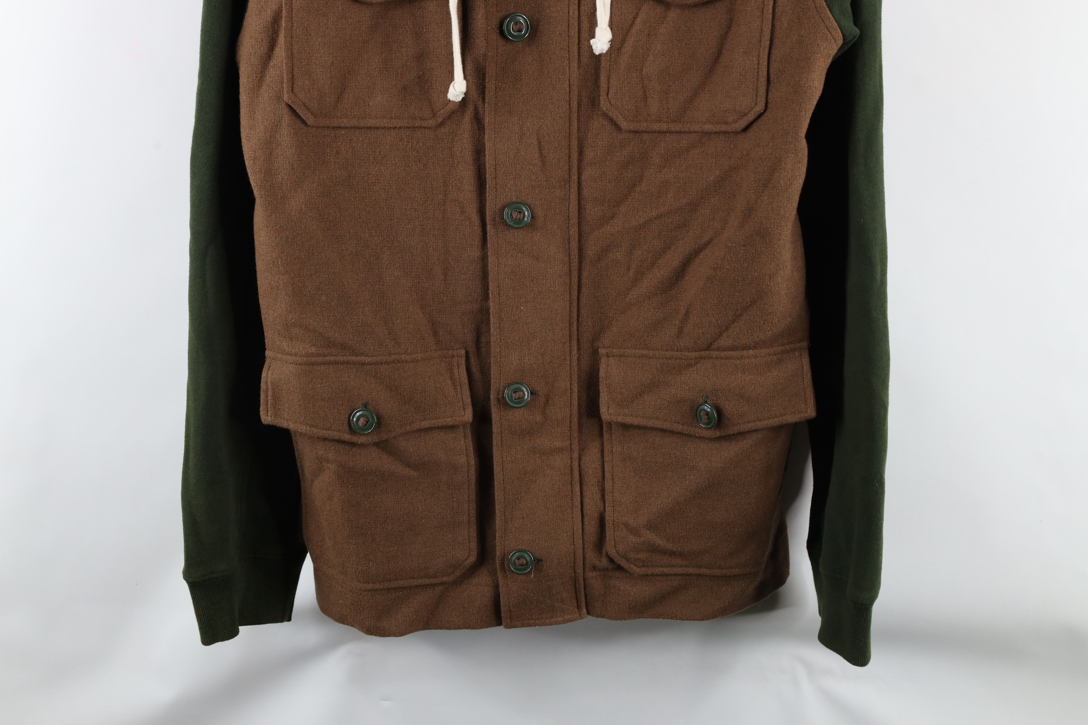 Vintage Vintage Streetwear Wool Blend Full Zip Hooded Parka Jacket Size US M / EU 48-50 / 2 - 3 Thumbnail