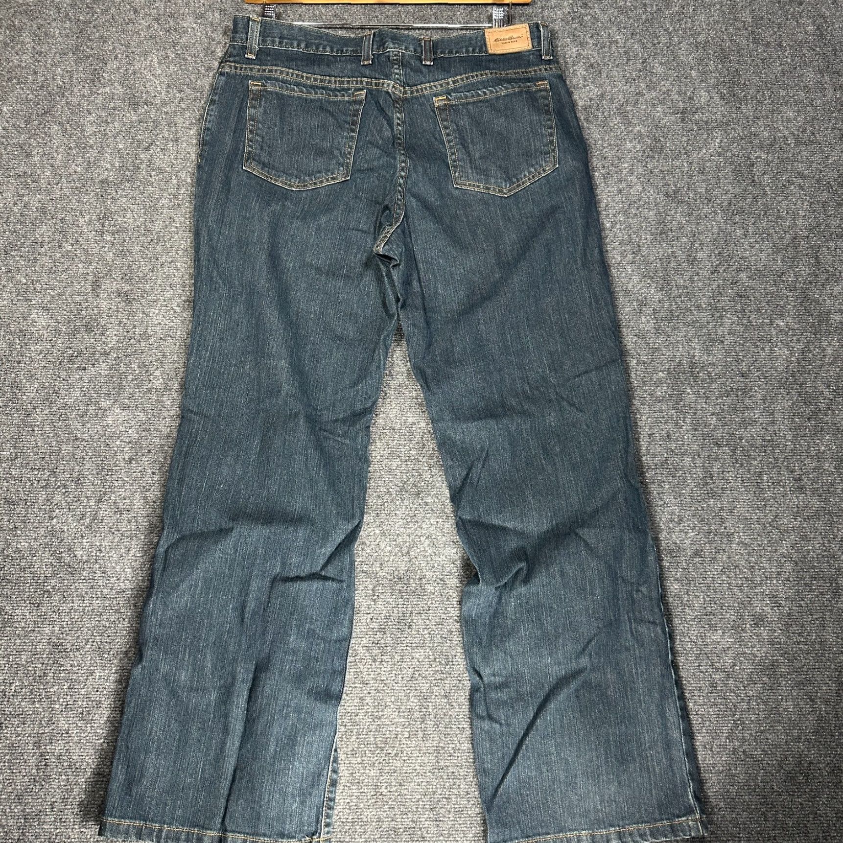 Eddie Bauer VINTAGE? No — Eddie Bauer Jeans Women? 16 Cotton Stretch 5-Pocket Five-Pocket Zipper Regular Straight Blue Denim Size 38" / US 16 / IT 52 - 7 Thumbnail