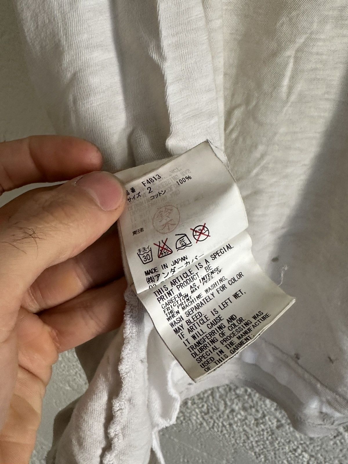 Undercover Super Thrashed Undercover SS10 Reverse Running T-shirt Size US M / EU 48-50 / 2 - 9 Thumbnail