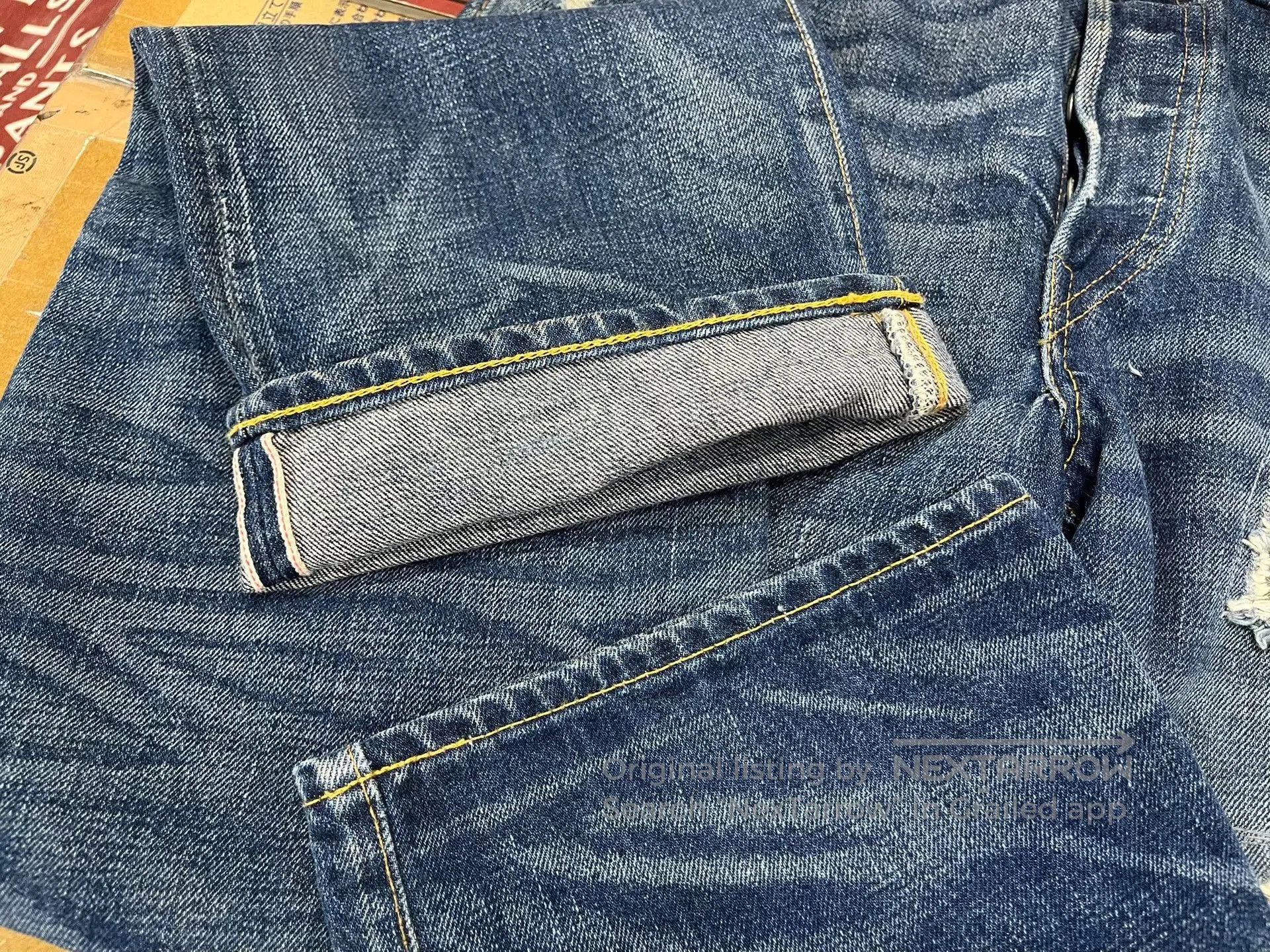 RRL Ralph Lauren RRL Vintage Limited Patch Distressed Jeans. Size US 30 / EU 46 - 7 Thumbnail