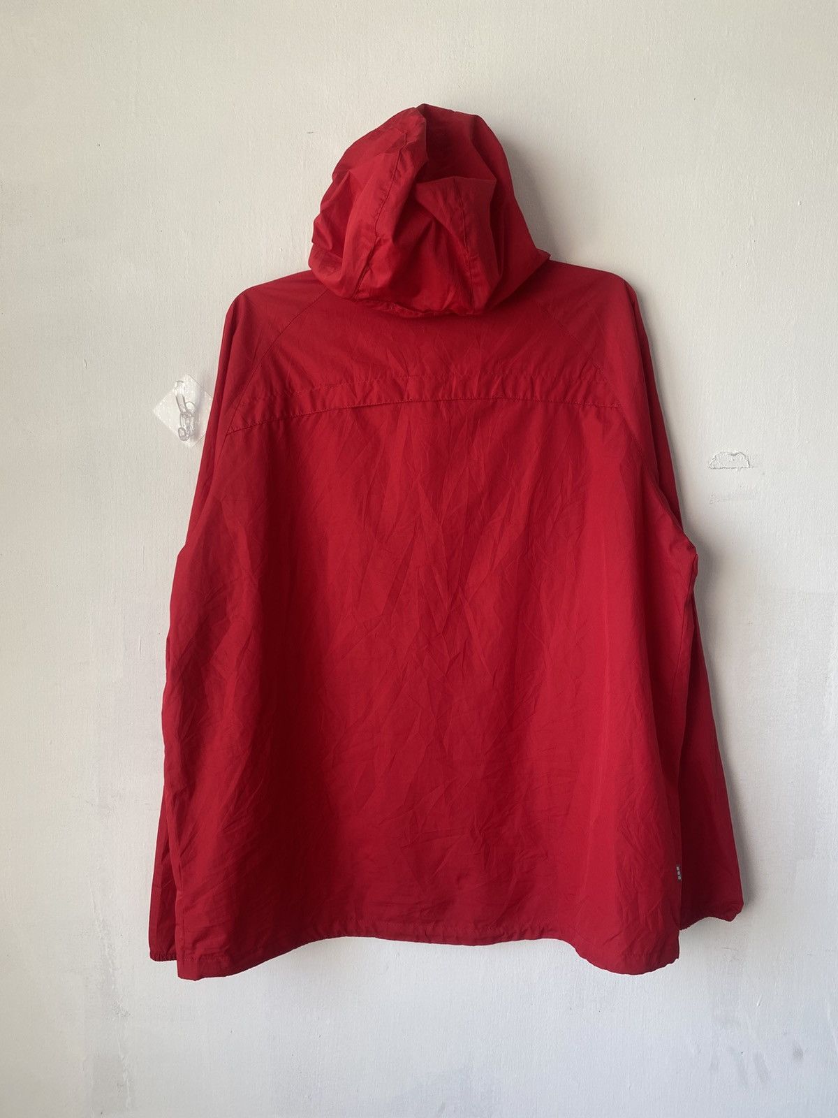 Japanese Brand Amazon Red Windbreaker Jacket with Hoodie- Size XL Size US XL / EU 56 / 4 - 8 Thumbnail