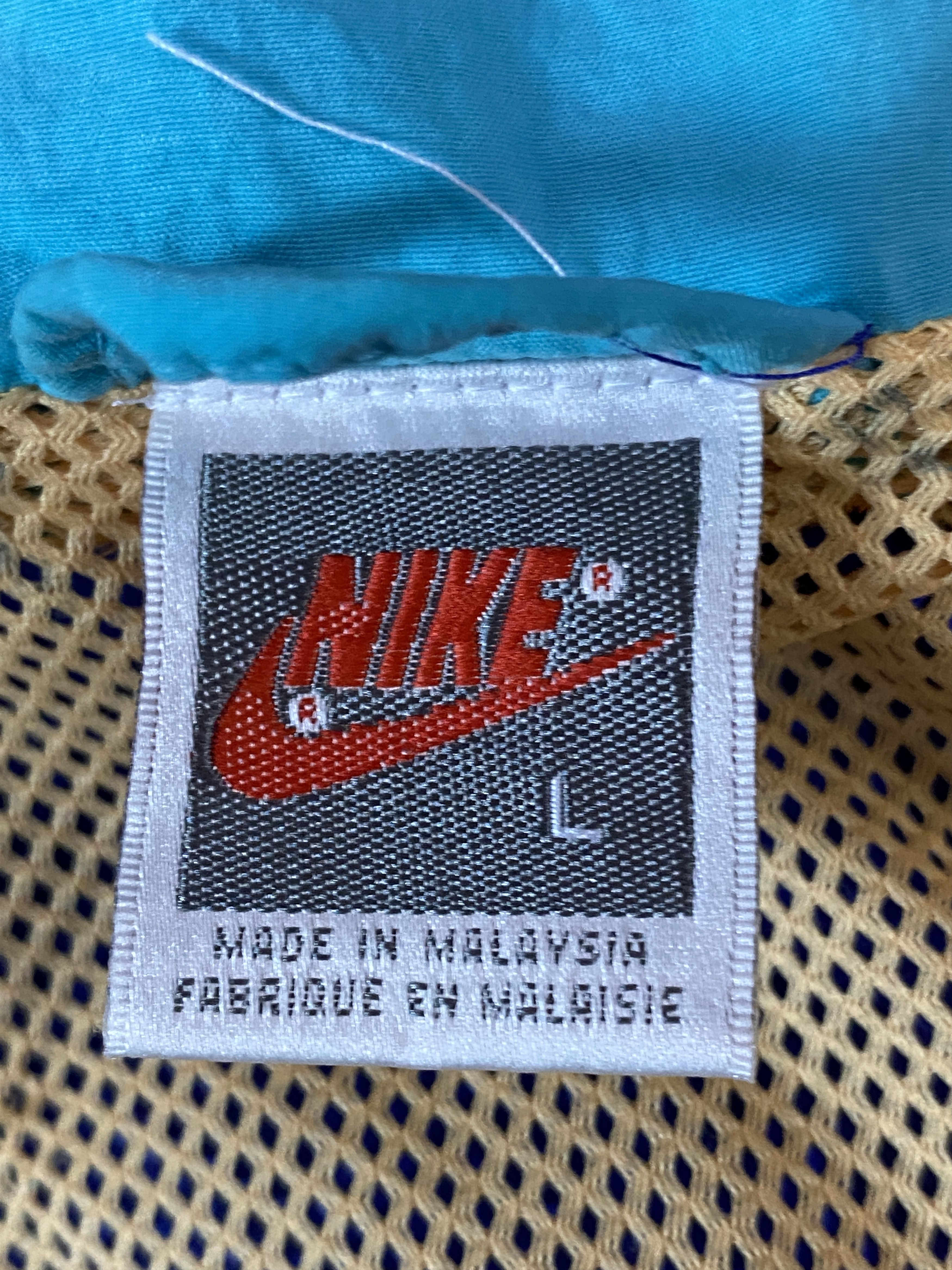 Nike × Vintage 80s Nike Strength Fitness Vintage Men's Windbreaker Jacket Size US L / EU 52-54 / 3 - 8 Thumbnail