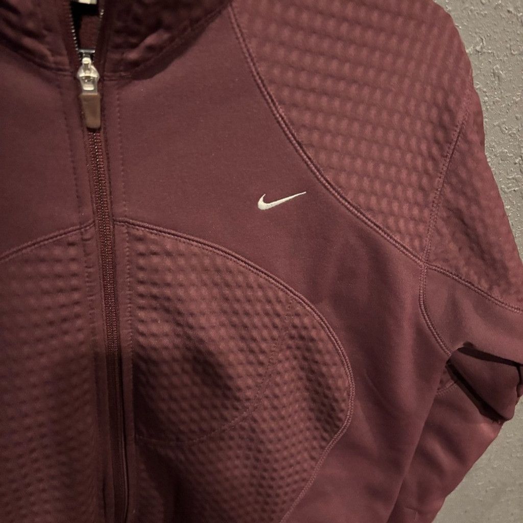 Nike Nike Men's Burgundy Performance Jacket Size US XL / EU 56 / 4 - 2 Thumbnail