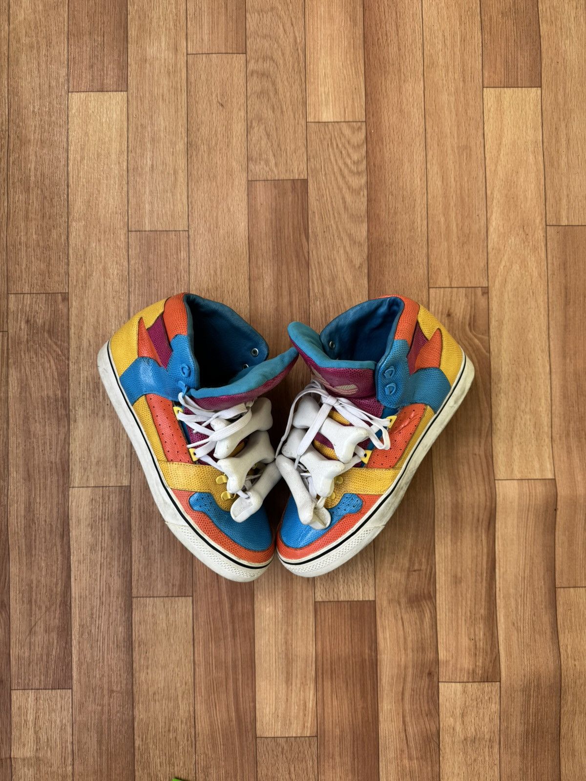 Adidas × Jeremy Scott 🔥🥹Jeremy Scott x Adidas S/S 14 bones sneakers Size US 11.5 / EU 44-45 - 3 Thumbnail