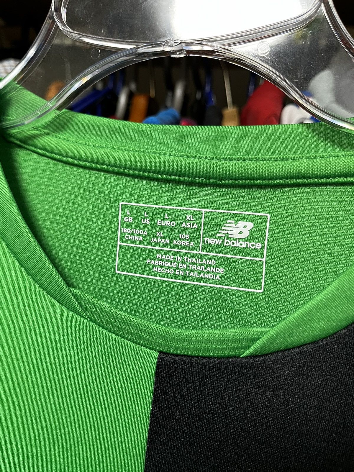 New Balance ⚽️ CELTIC 2016 2017 NEW BALANCE SOCCER JERSEY FOOTBALL SHIRT Size US L / EU 52-54 / 3 - 6 Thumbnail