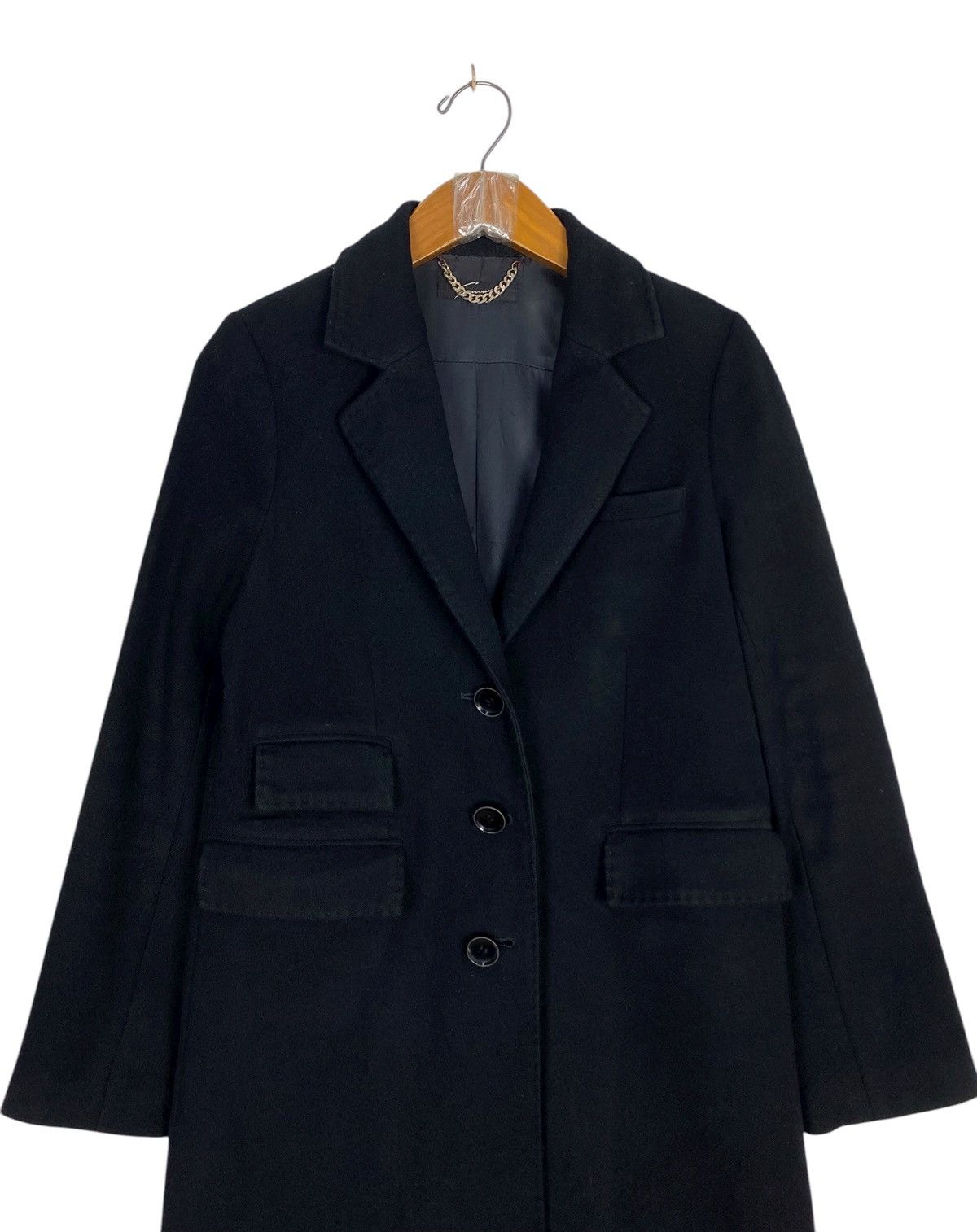 Japanese Brand Rare‼️ Stunning Lure Japan Wool Coat Made in Japan Size S / US 4 / IT 40 - 2 Thumbnail