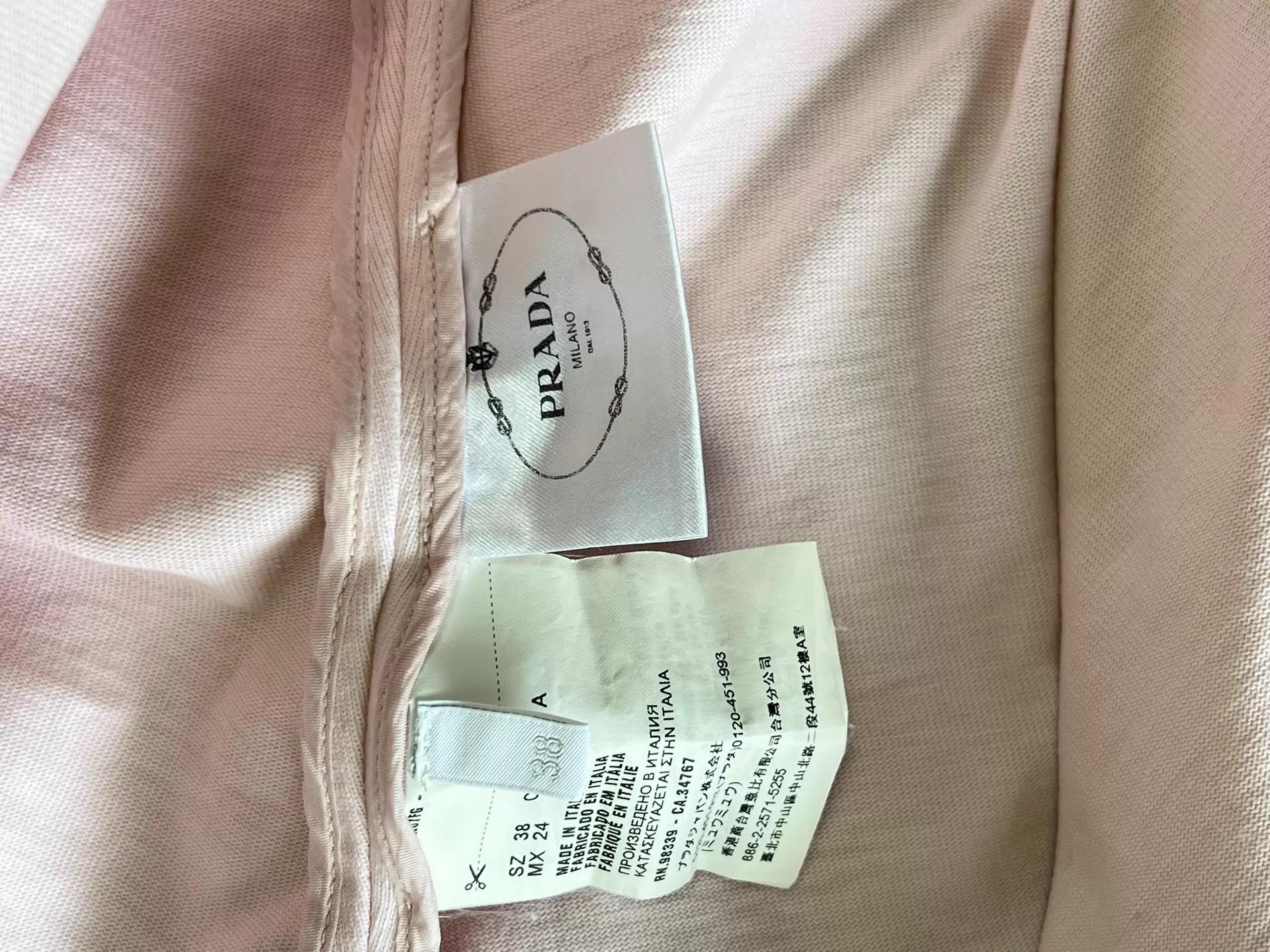 Prada Prada Nude Pink Dress 38 Bow & Triangular Logo Pocket Size XS / US 0-2 / IT 36-38 - 8 Thumbnail