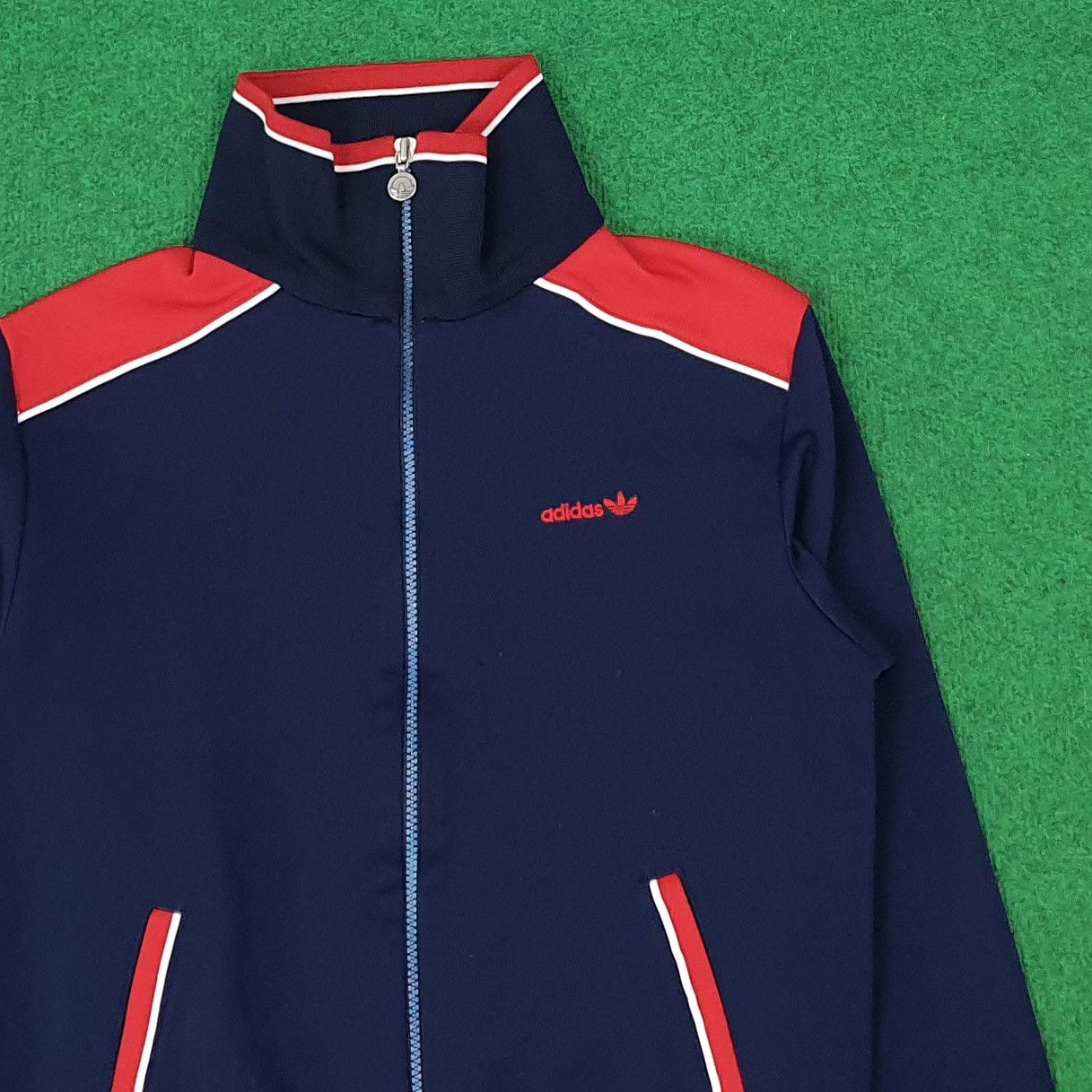 Adidas Vintage 90s Adidas Running Full Zipper Jacket C271N19 Size US S / EU 44-46 / 1 - 2 Thumbnail