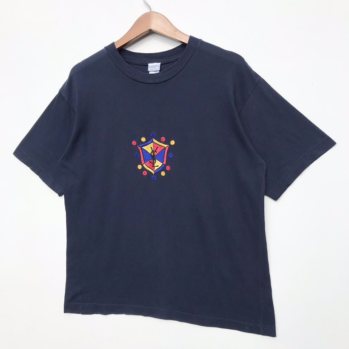 Yves Saint Laurent Vintage Yves Saint Laurent Shirt YSL Luxury Brand Sunfaded Size US L / EU 52-54 / 3 - 3 Thumbnail