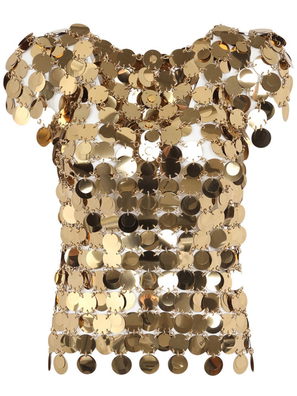 Paco Rabanne TOP SHORT SLEEVE SWEATER Size S / US 4 / IT 40 - 1 Thumbnail