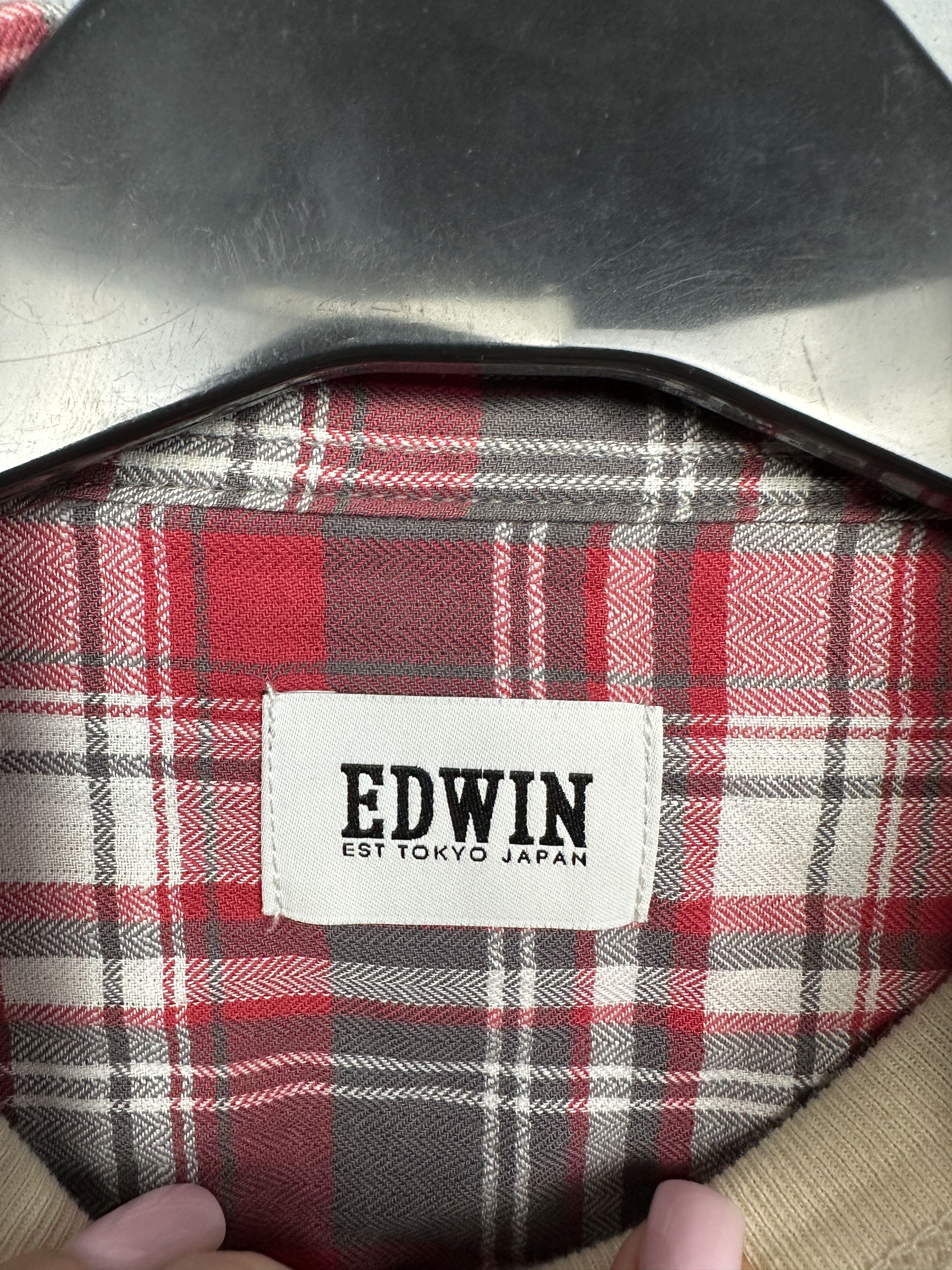 Edwin Edwin Mens Labour Flannel Plaid Shirt Size US XL / EU 56 / 4 - 3 Thumbnail