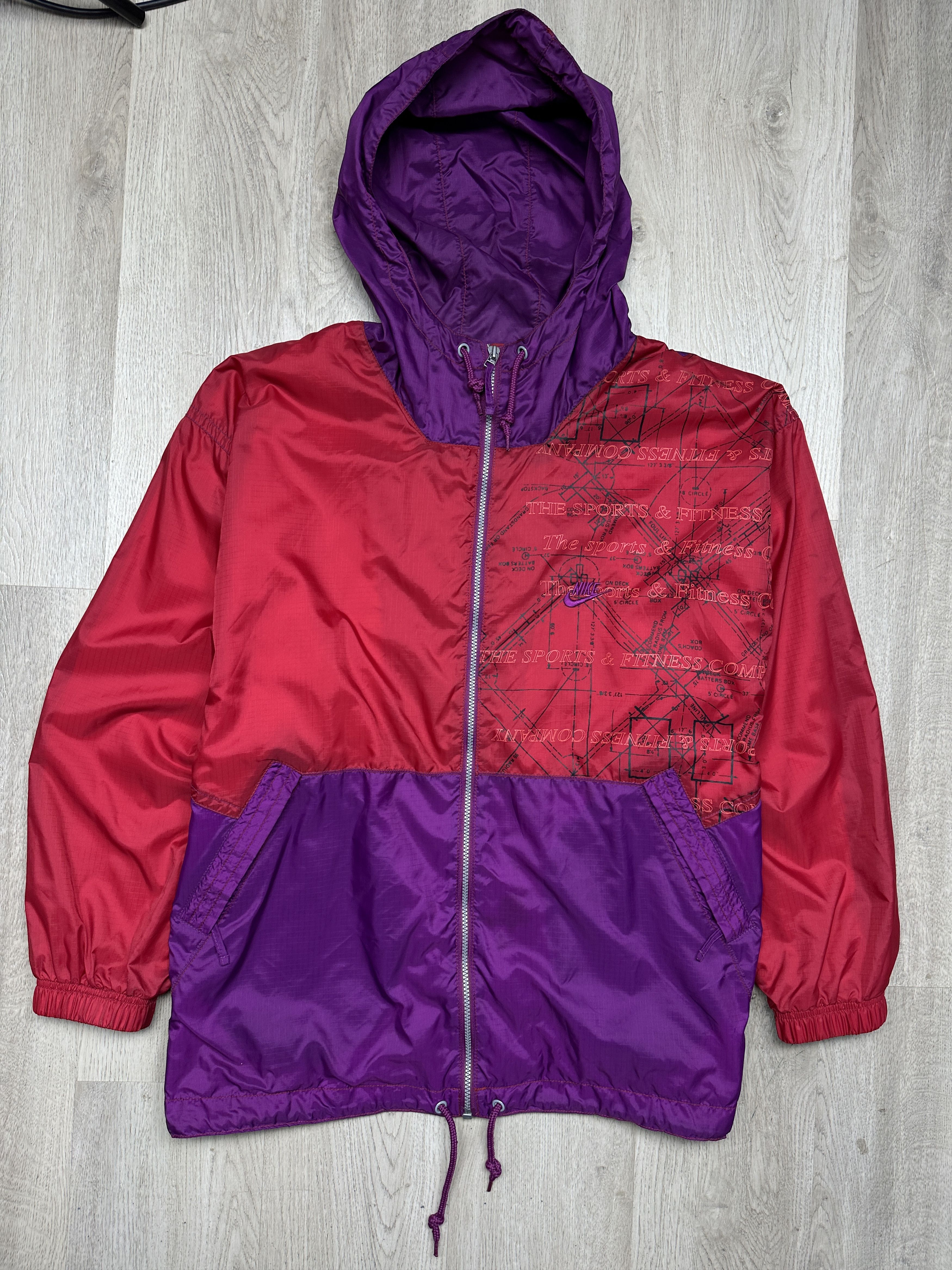 Nike Nike 90s Vintage Mens Nylon Track Suit Jacket + Pants Drill Size US 36 / EU 52 - 2 Thumbnail