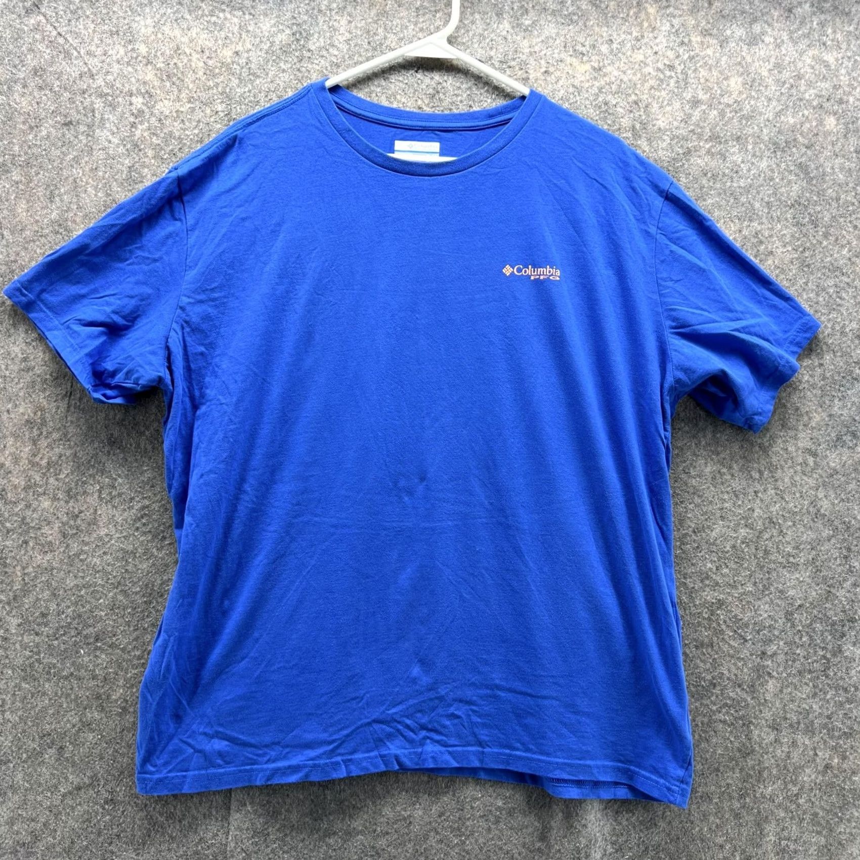 Vintage Columbia Shirt Men XL Blue Casual Tee PFG Fishing Gear Cotton Logo Short Sleeve Crew Neck T-Shirt Size US XL / EU 56 / 4 - 2 Thumbnail