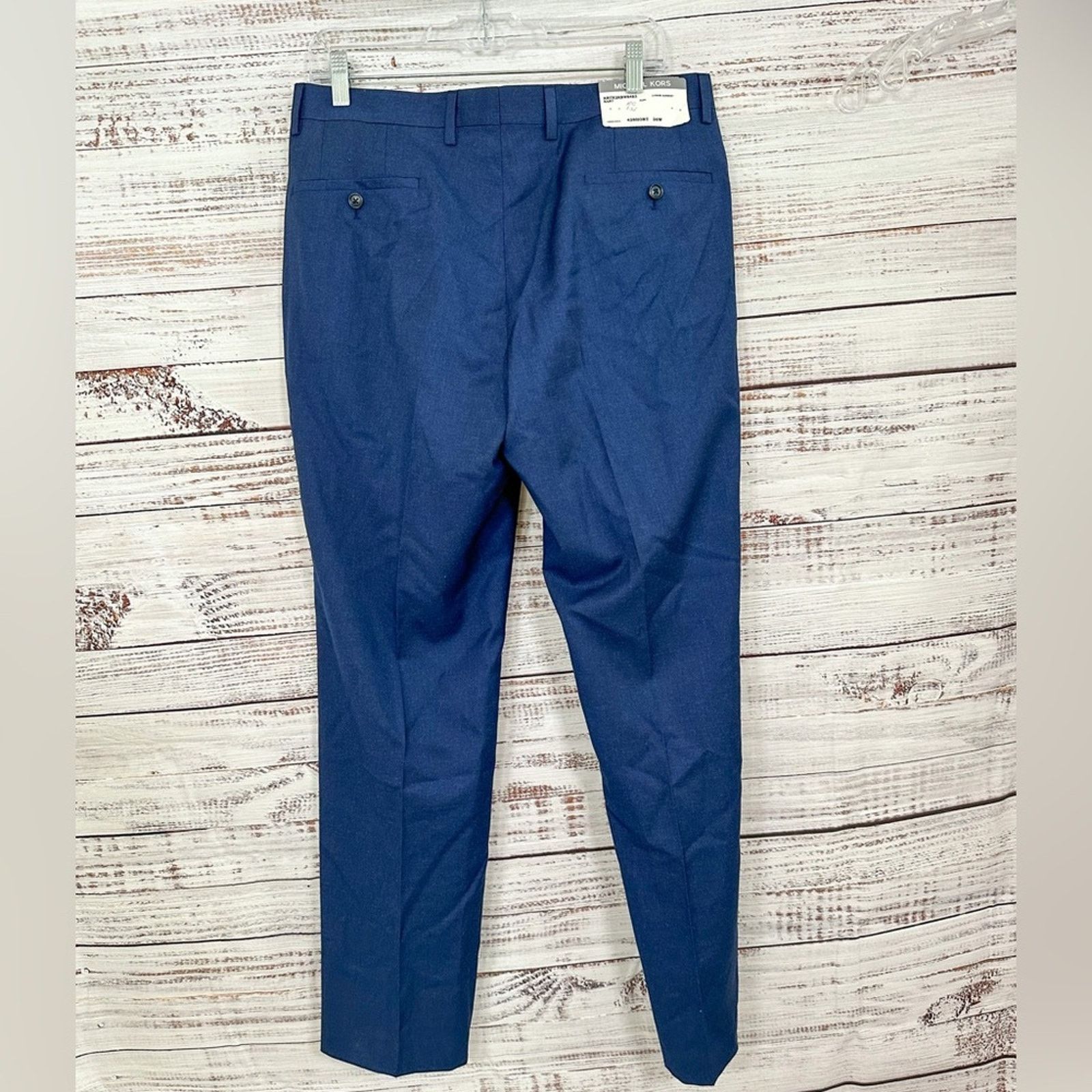 Michael Kors Michael Kors Bright Navy Tailorable Dress Pants NWT, Size 36 Size 34R - 7 Thumbnail