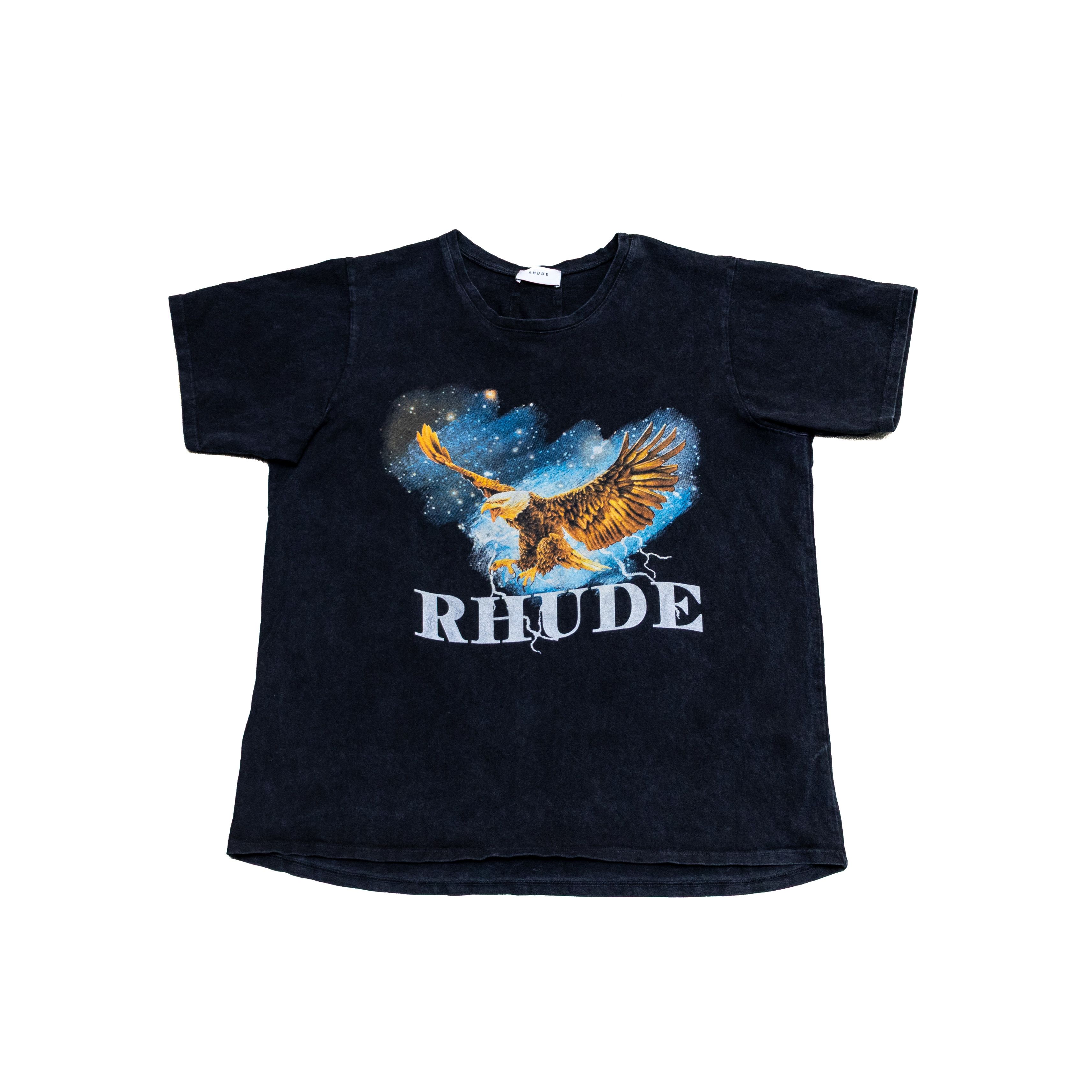 Rhude Rhude Graphic Eagle T-Shirt – Black – Size M – Made in USA Size US M / EU 48-50 / 2 - 1 Thumbnail