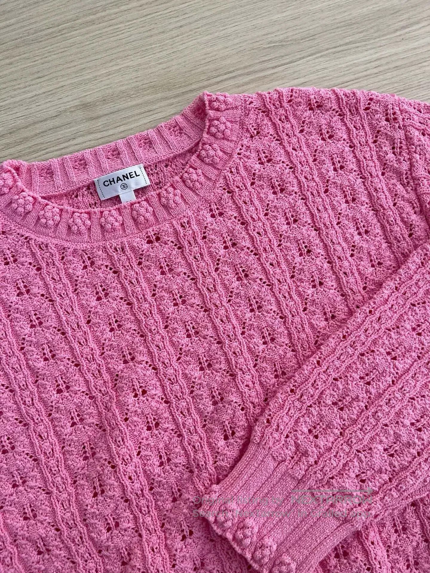 Chanel Chanel 2024 Pink Knit Sweater FR34. Size US XS / EU 42 / 0 - 4 Thumbnail