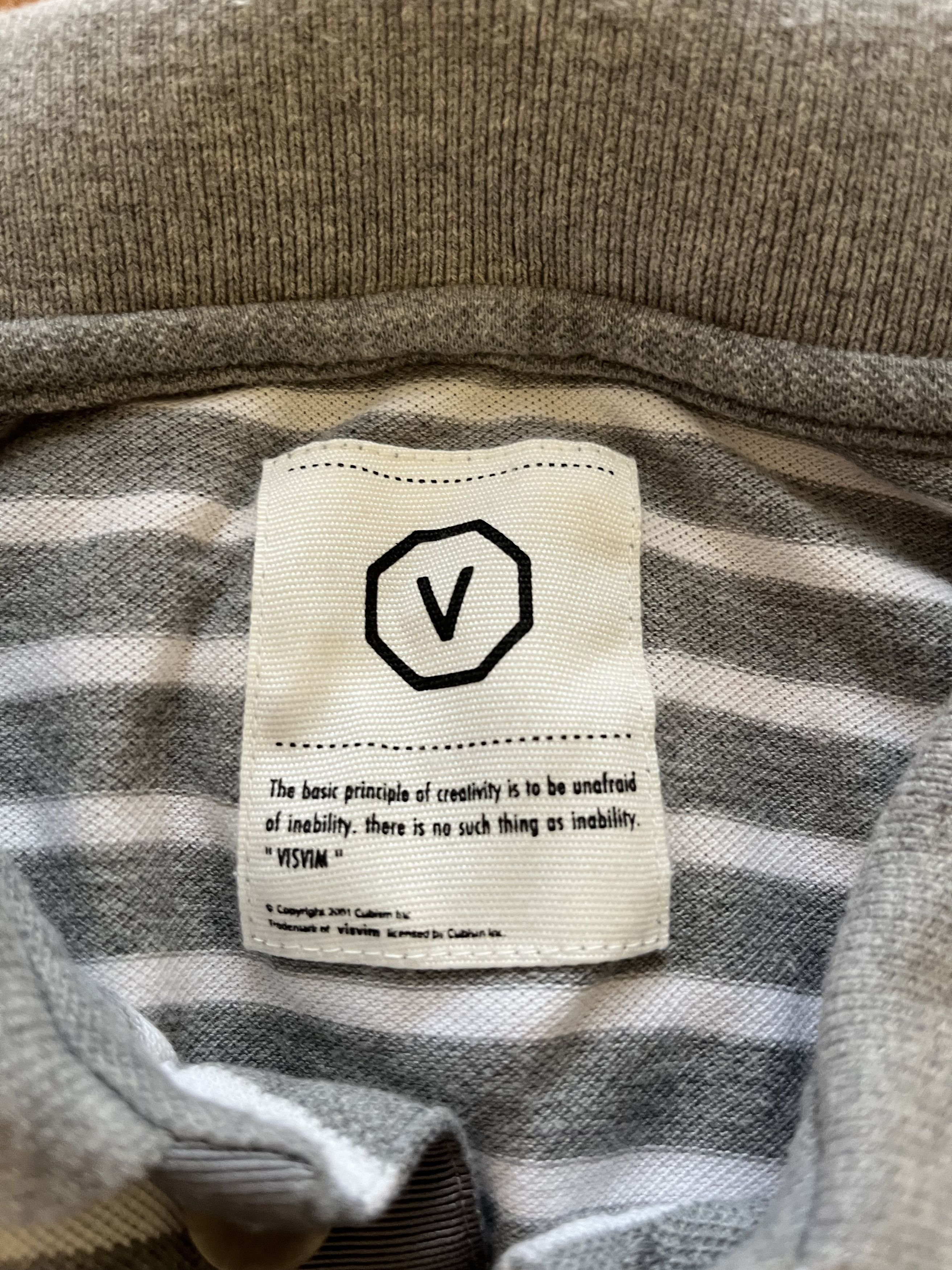 Visvim Striped L/S Polo Size US S / EU 44-46 / 1 - 4 Thumbnail