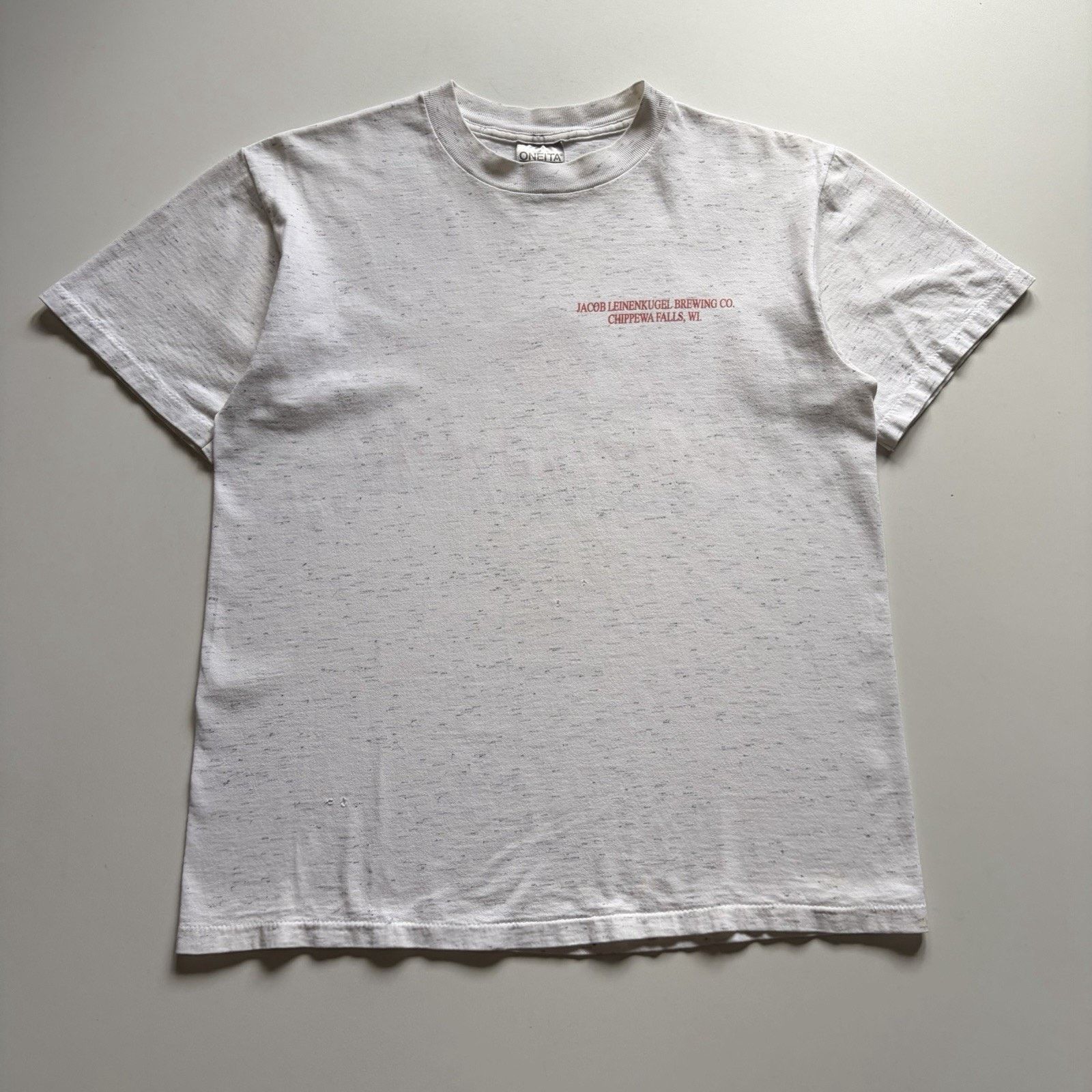 Vintage Vintage 90s Leinenkugel's Beer Promo Shirt Medium White Rare Size US M / EU 48-50 / 2 - 3 Thumbnail