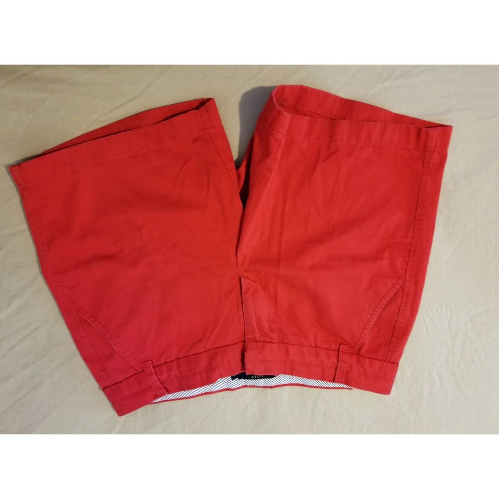 J.Crew J. Crew Red Cotton Chino Shorts Womens Size 8 Casual Size 30" / US 8 / IT 44 - 2 Thumbnail