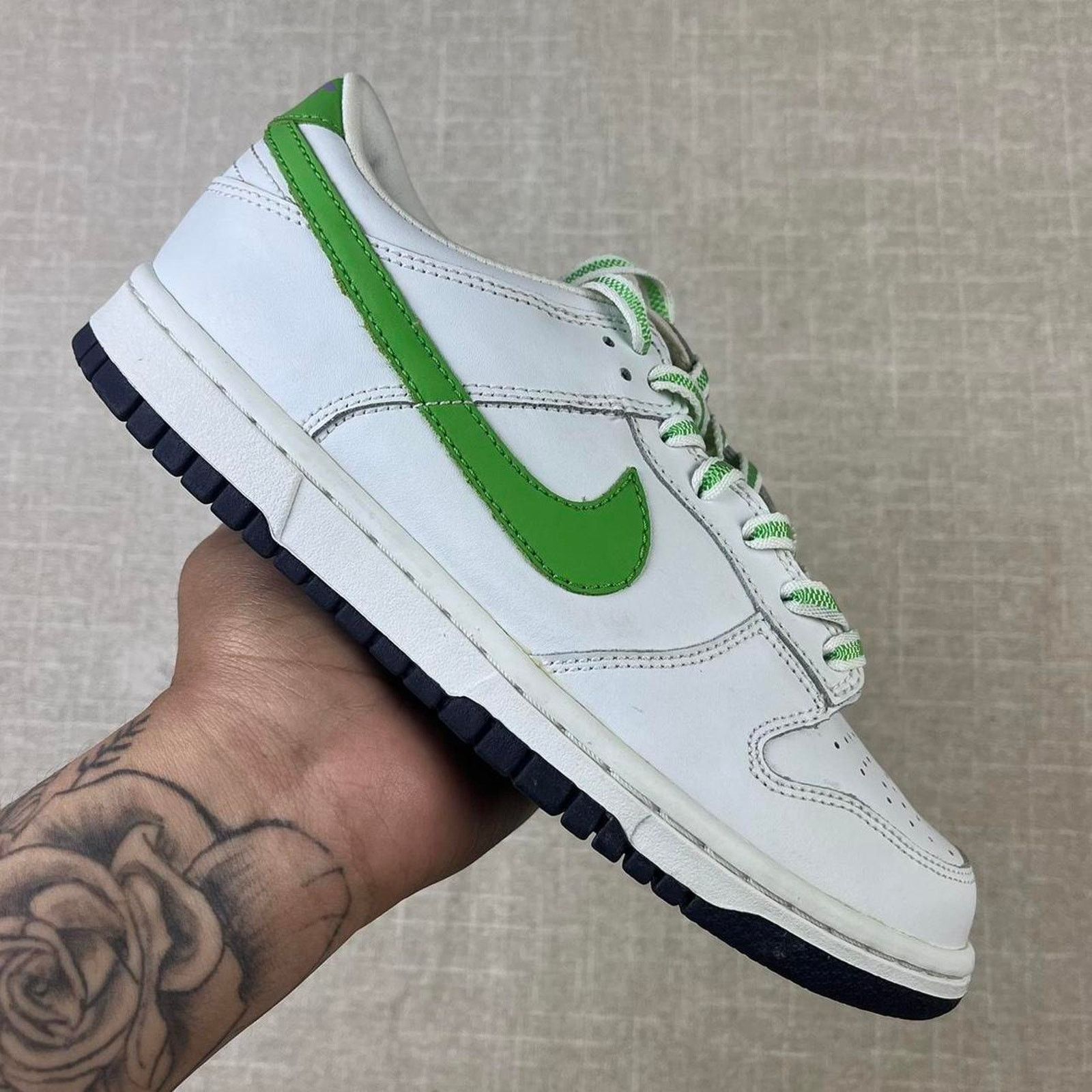 Nike 2006 Nike Dunk Low “Green Bean” Size US 6.5 / IT 36.5 - 1 Thumbnail