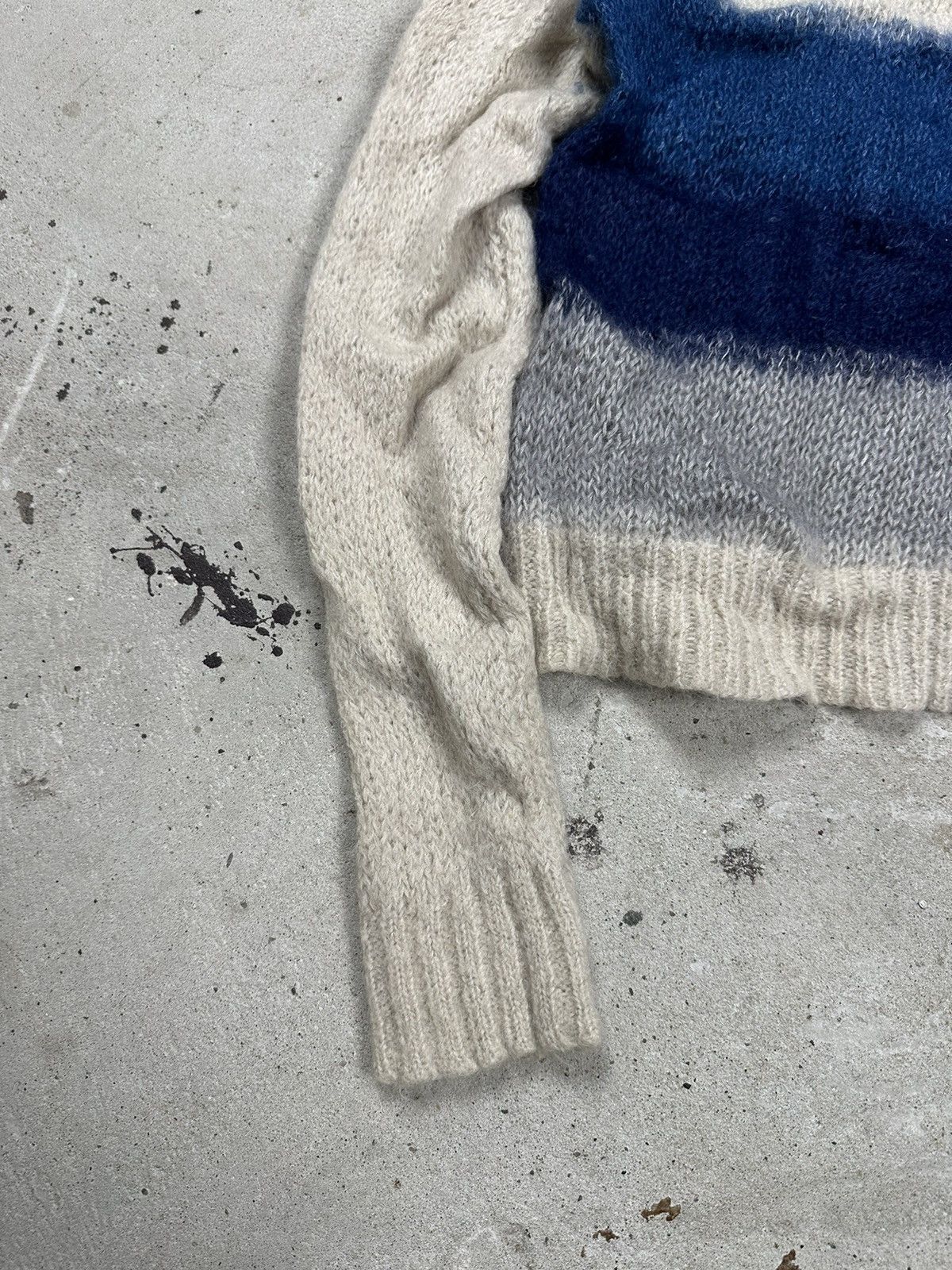 Rag & Bone Rag & Bone Striped Wool Mohair Alpaca Sweater Size S / US 4 / IT 40 - 3 Thumbnail