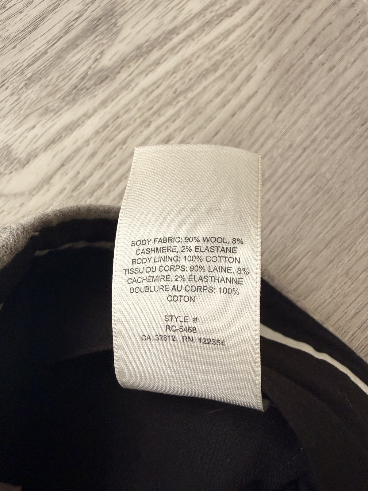 Reigning Champ Reigning Champ - Wool Flannel Ivy Trouser Gray Pants Size US 31 - 4 Thumbnail
