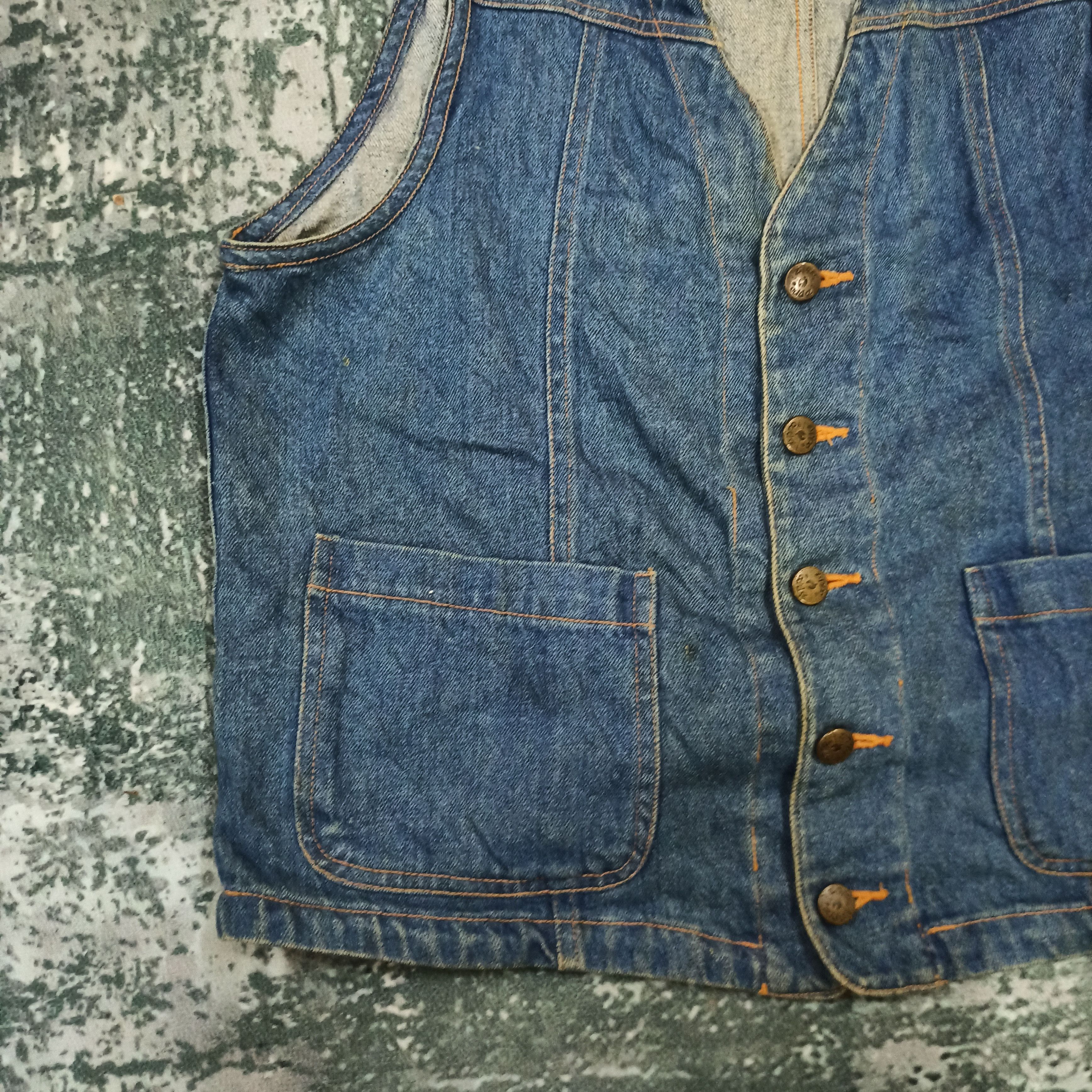 Zippo Vintage Zippo Vest Jeans Jacket Size US L / EU 52-54 / 3 - 3 Thumbnail