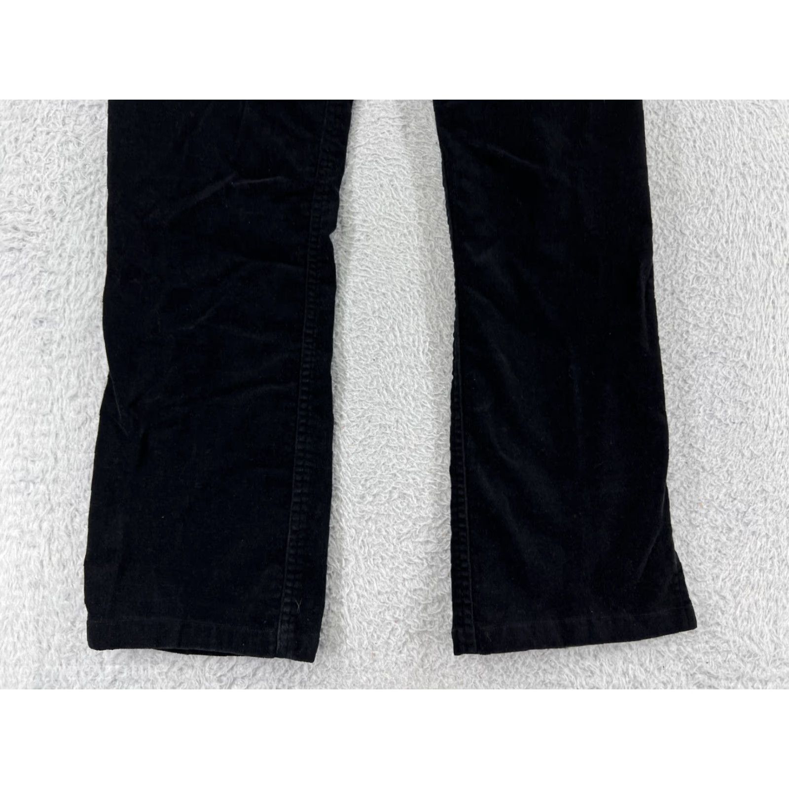 Esprit Esprit Womens Pants Chino Bootcut Black Corduroy Stretch Size 3 Casual Business Workwear Size 26" / US 2 / IT 38 - 5 Thumbnail