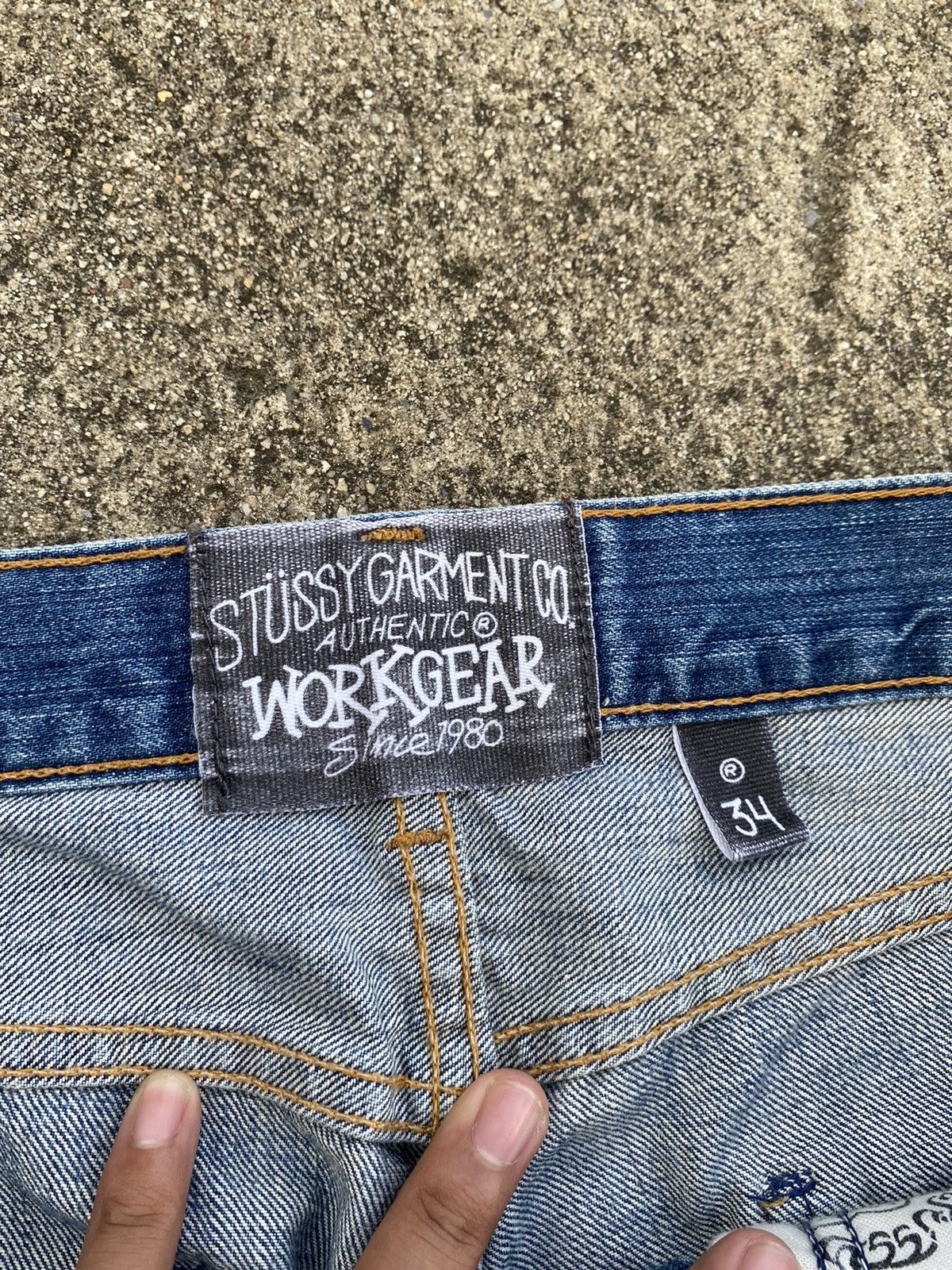 Stussy Vintage Stussy Jeans Pants Rare WORKGEAR Size US 34 / EU 50 - 7 Thumbnail