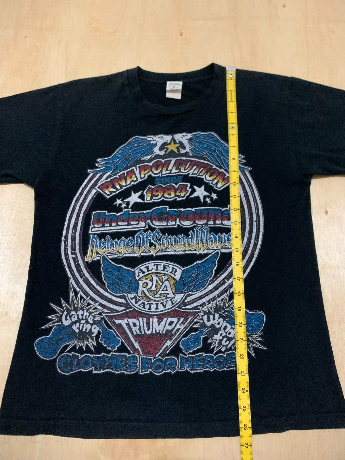 Hysteric Glamour × If Six Was Nine × Japanese Brand Vintage Rna Pollution UnderGround Punk style Tshirt Size US M / EU 48-50 / 2 - 11 Thumbnail