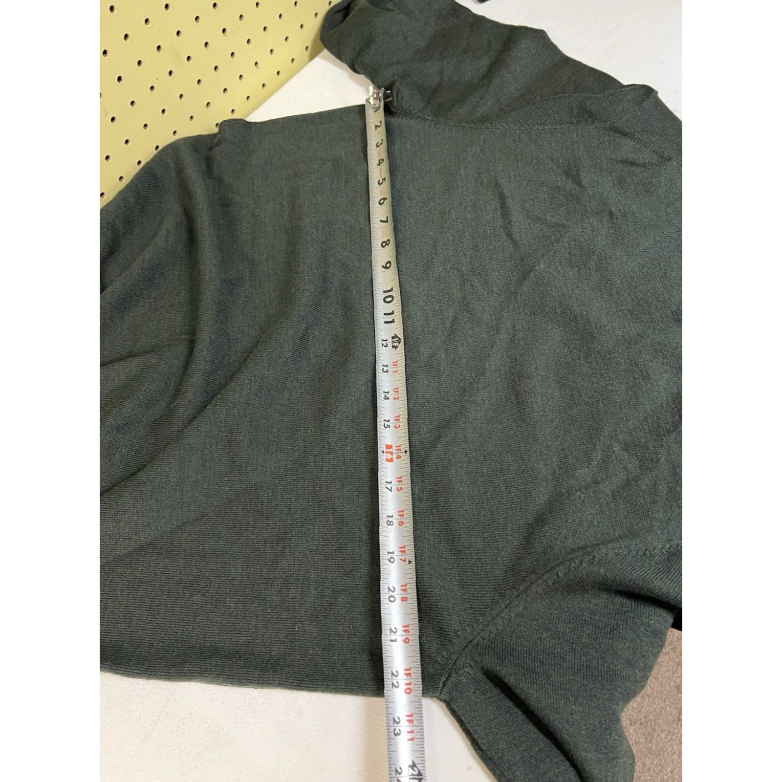 Brooks Brothers Brooks Brothers Men’s V-Neck Sweater Extra Fine Merino Wool Blend Green Large Size US L / EU 52-54 / 3 - 4 Thumbnail